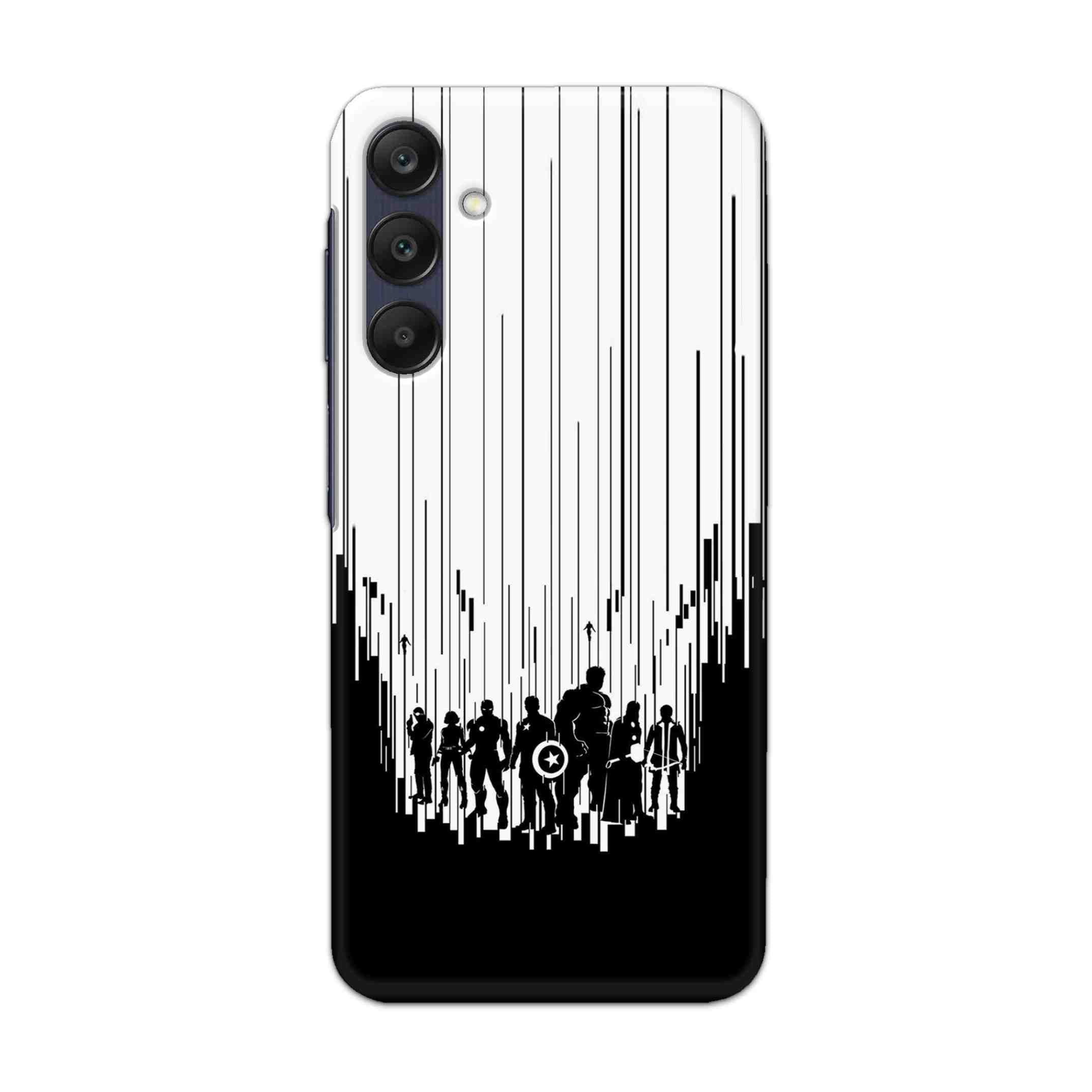 Buy Black And White Avengers Hard Back Mobile Phone Case Cover For Samsung Galaxy A25 Online