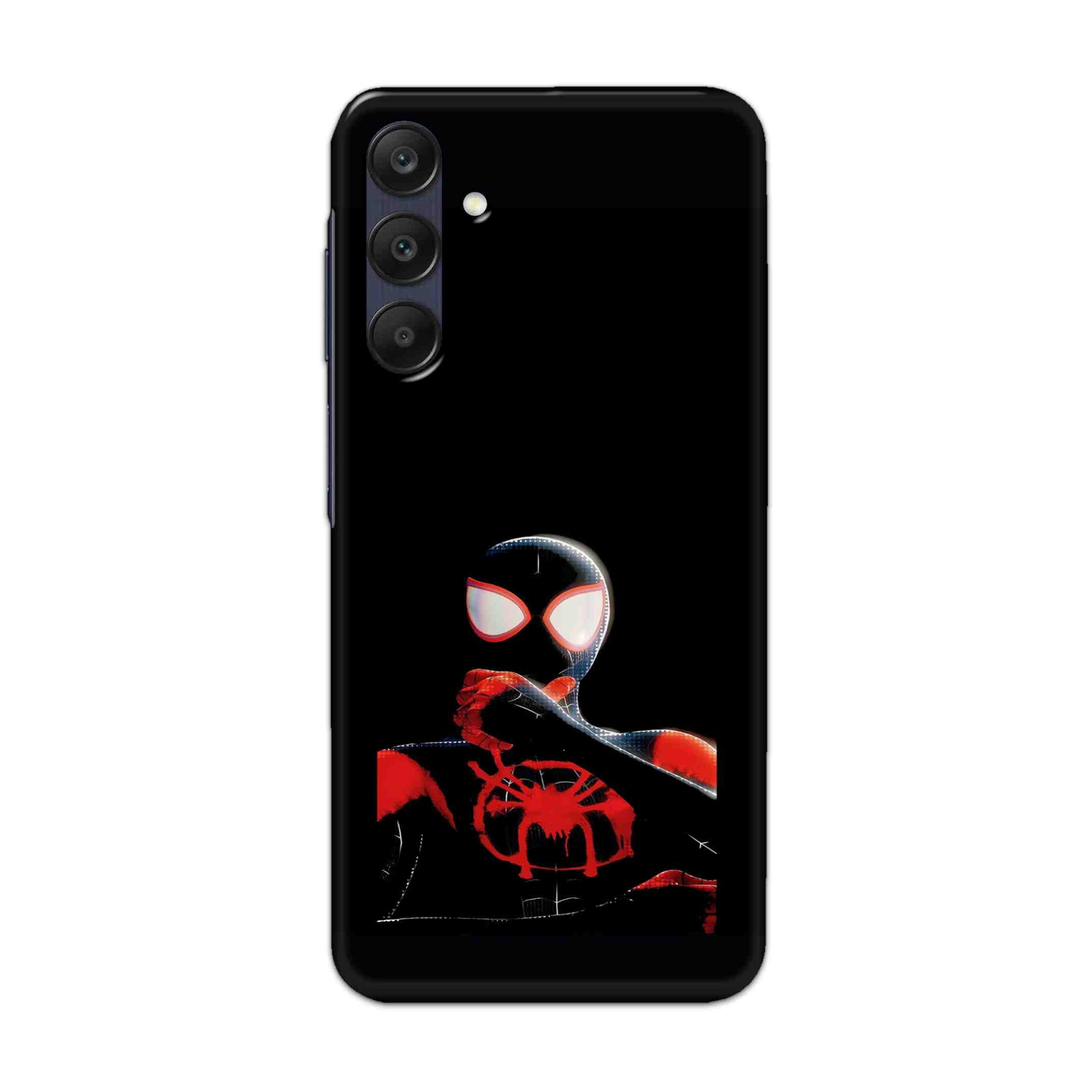 Buy Black Spiderman Hard Back Mobile Phone Case Cover For Samsung Galaxy A25 Online