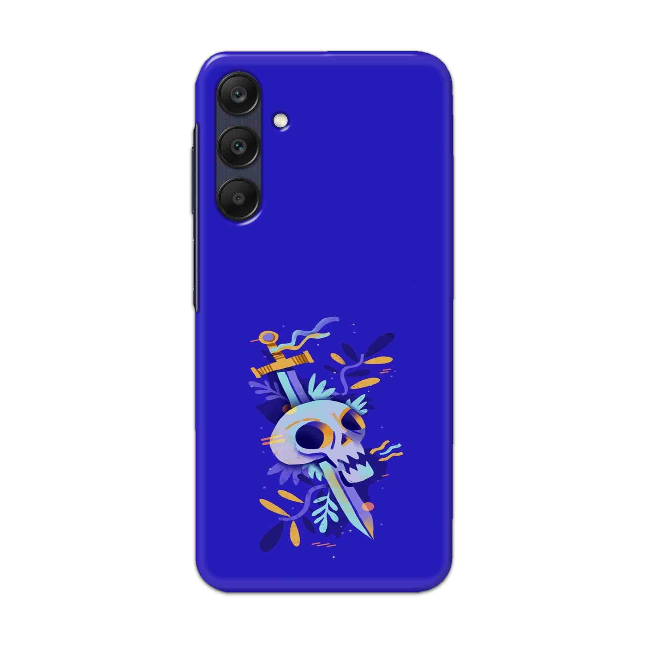 Buy Blue Skull Hard Back Mobile Phone Case Cover For Samsung Galaxy A25 Online