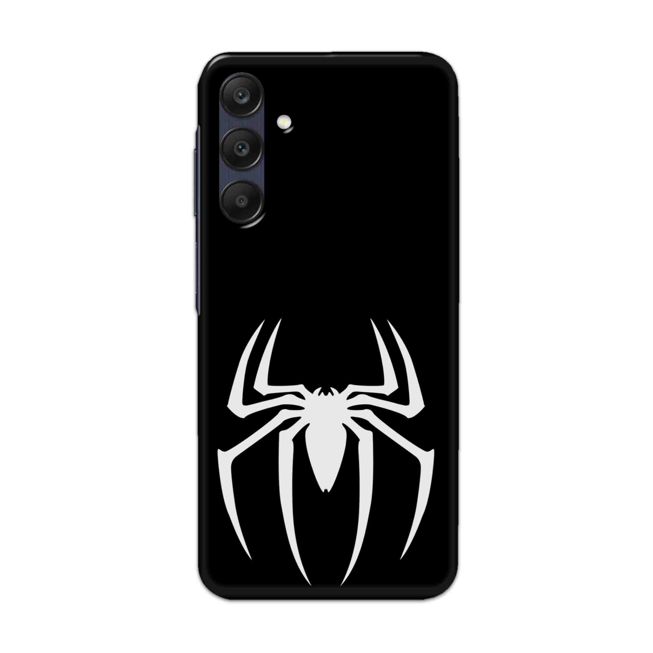 Buy Black Spiderman Logo Hard Back Mobile Phone Case Cover For Samsung Galaxy A25 Online