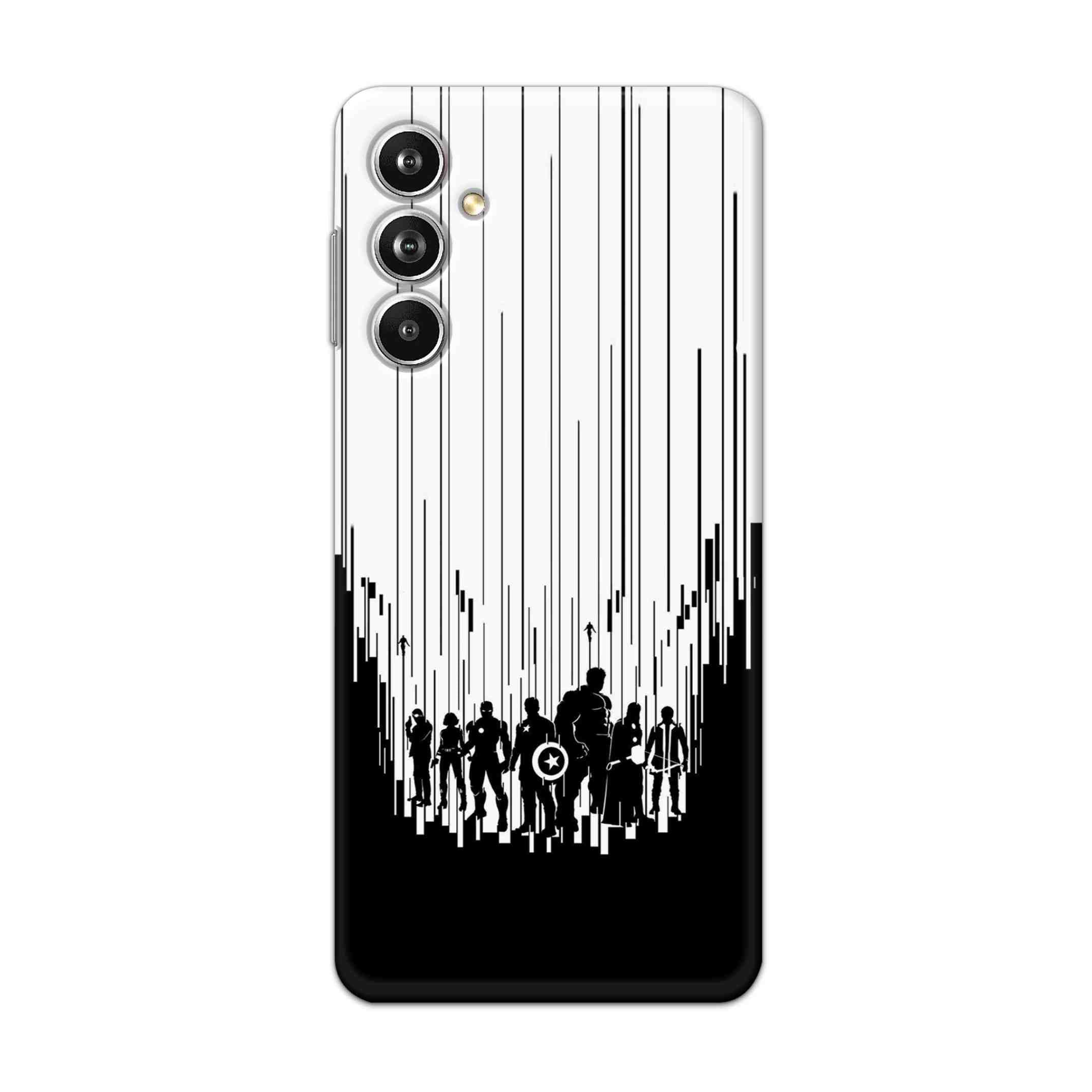 Buy Black And White Avengers Hard Back Mobile Phone Case Cover For Samsung Galaxy F54 Online