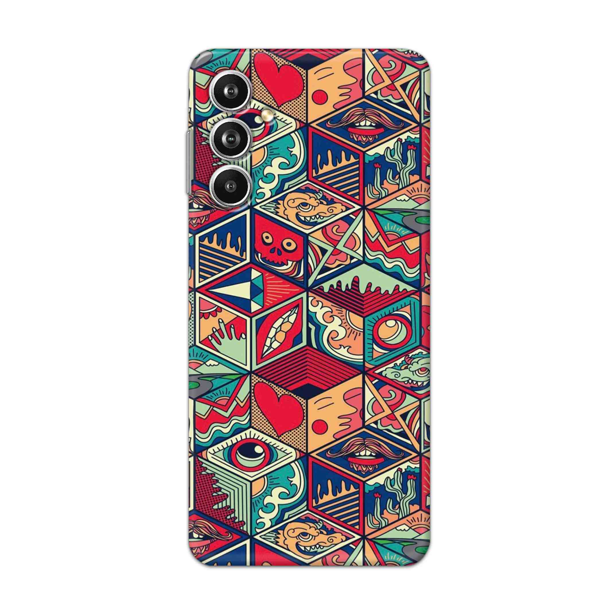 Buy Face Mandala Hard Back Mobile Phone Case Cover For Samsung Galaxy F54 Online