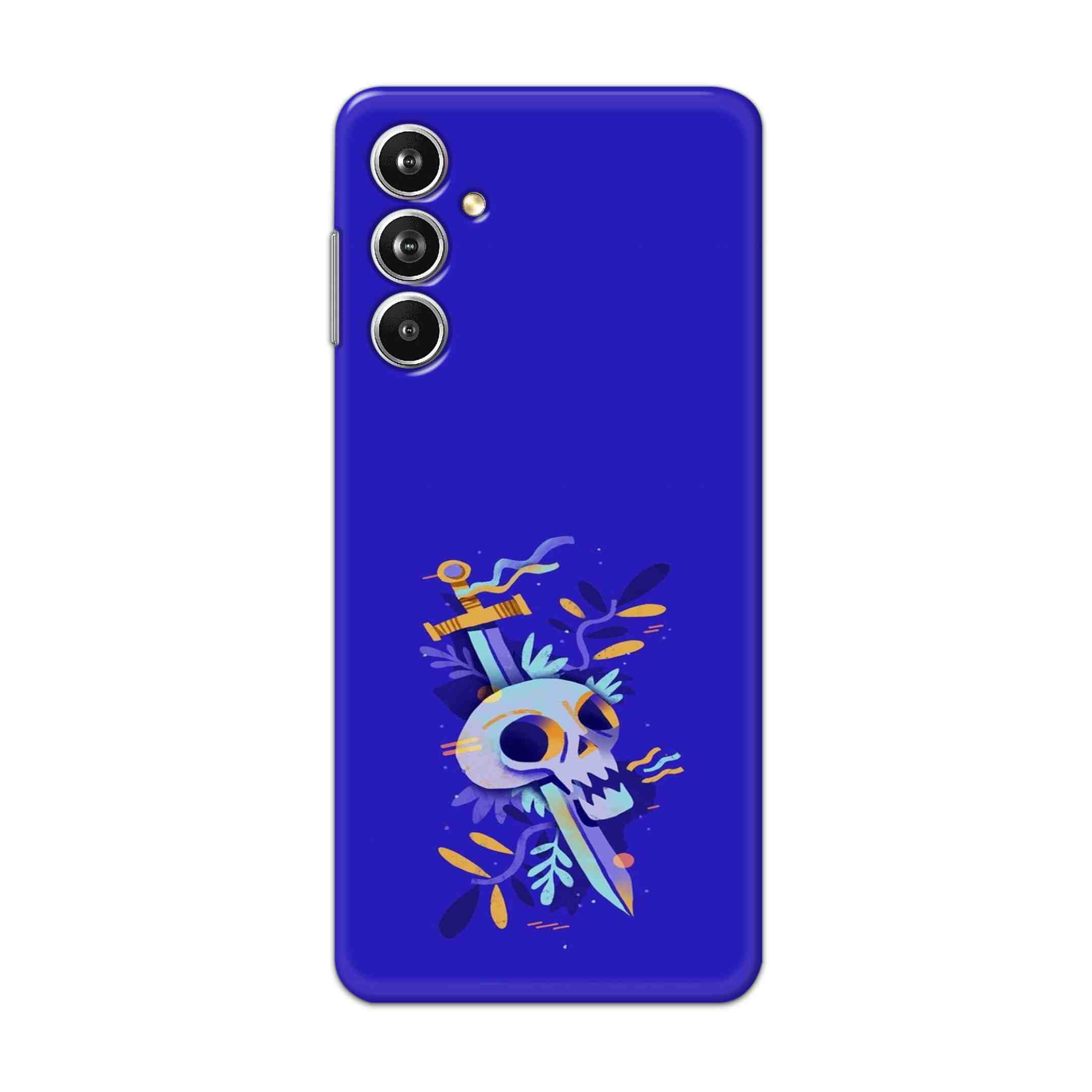 Buy Blue Skull Hard Back Mobile Phone Case Cover For Samsung Galaxy F54 Online