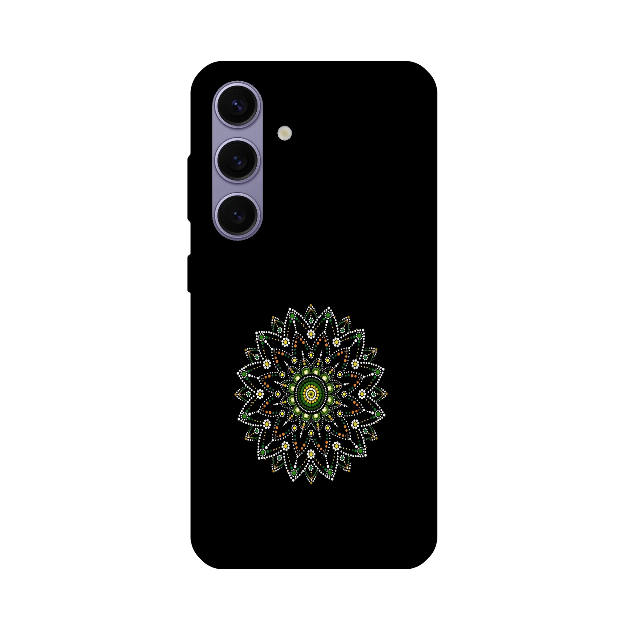 Buy Moon Mandala Metal-Silicon Back Mobile Phone Case/Cover For Samsung Galaxy S24 Online
