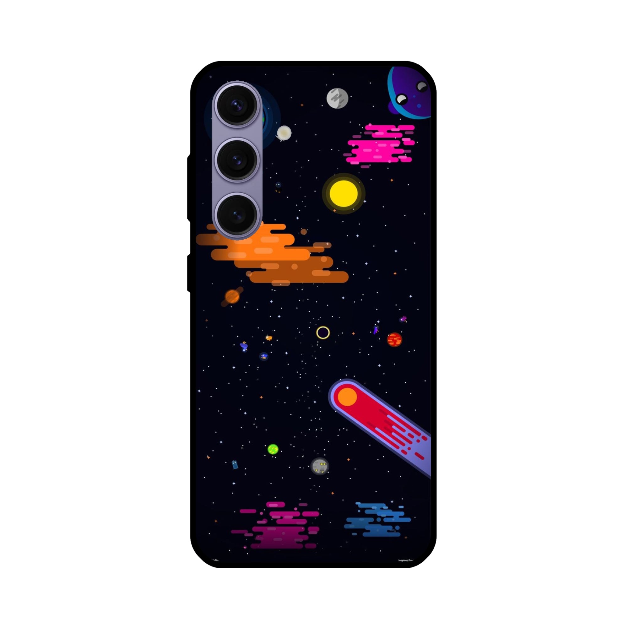 Buy Art Space Metal-Silicon Back Mobile Phone Case/Cover For Samsung Galaxy S24 Online