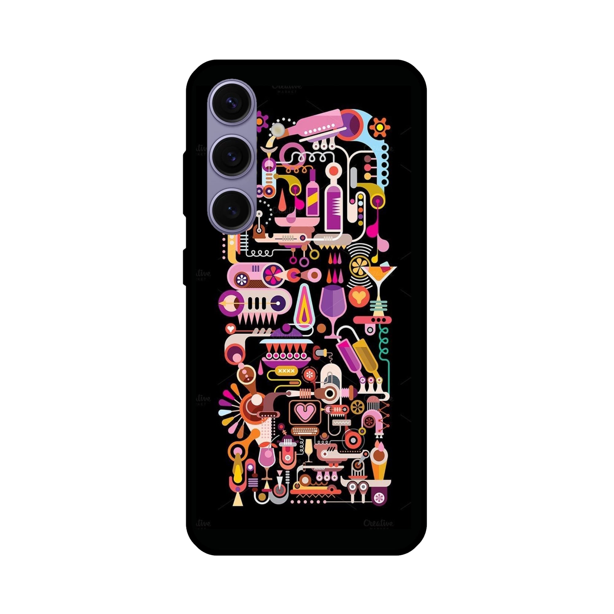 Buy Lab Art Metal-Silicon Back Mobile Phone Case/Cover For Samsung Galaxy S24 Online