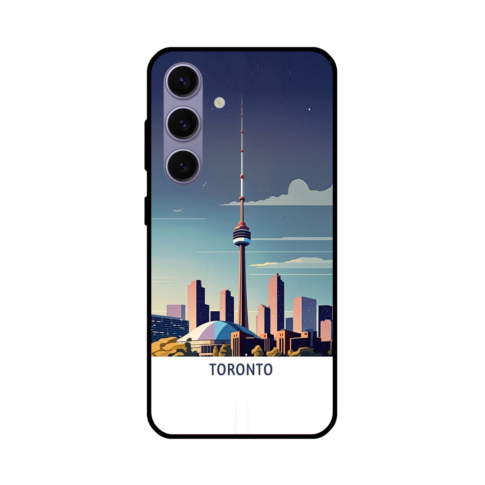 Buy Toronto Metal-Silicon Back Mobile Phone Case/Cover For Samsung Galaxy S24 Online