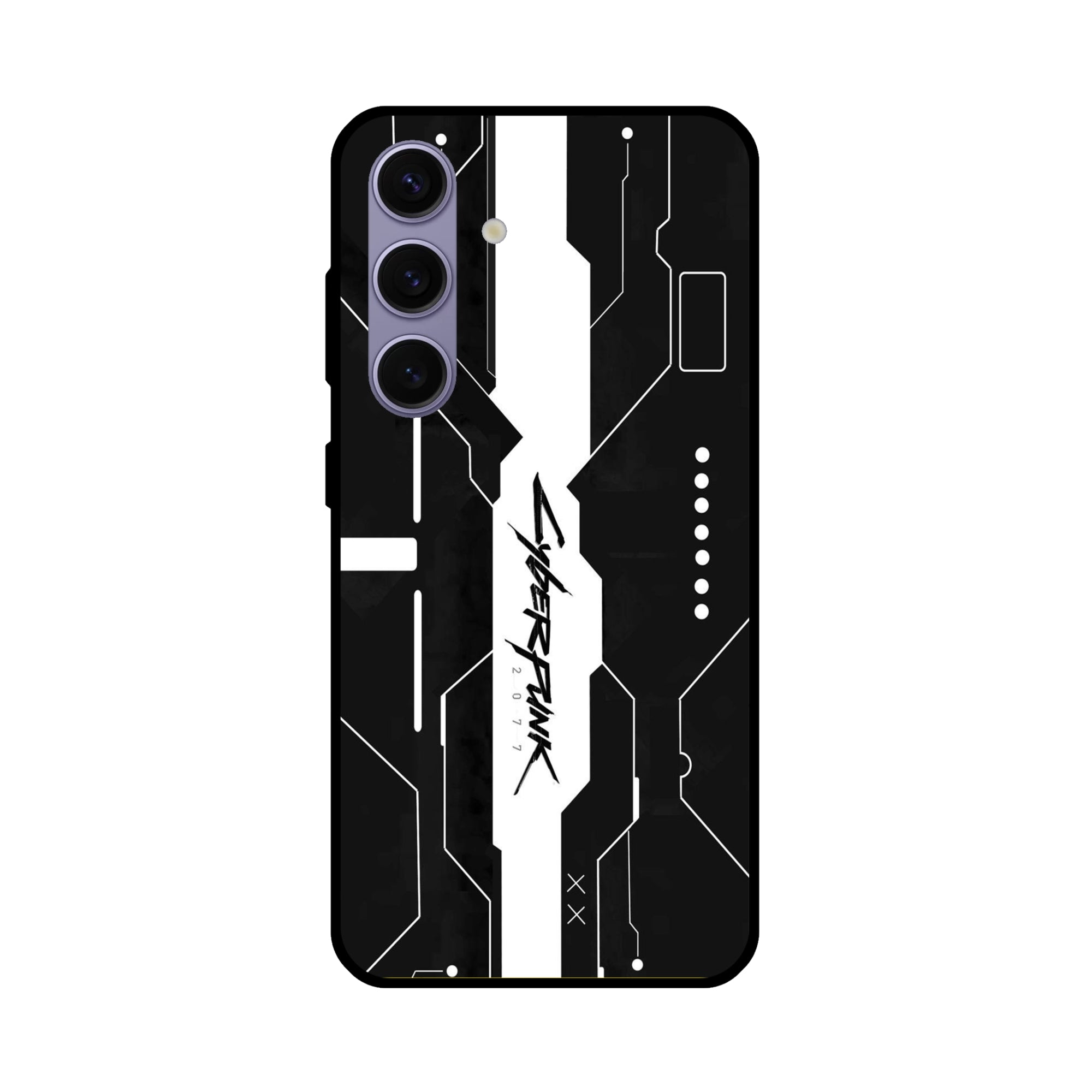 Buy Cyberpunk 2077 Art Metal-Silicon Back Mobile Phone Case/Cover For Samsung Galaxy S24 Online