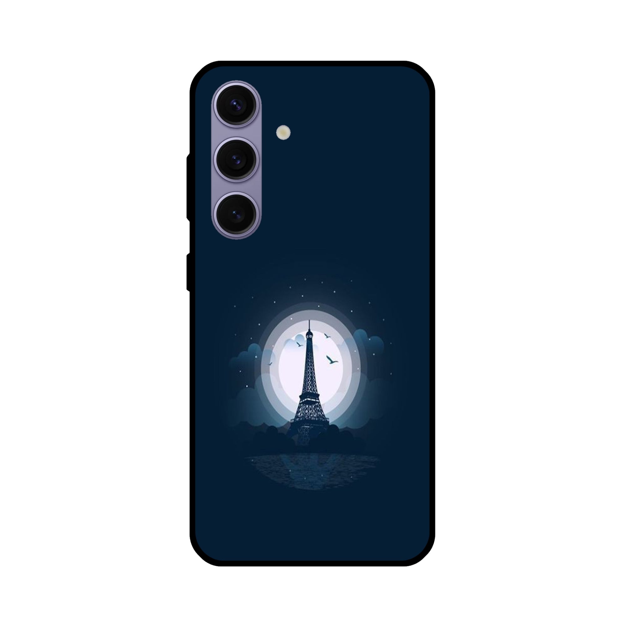 Buy Paris Eiffel Tower Metal-Silicon Back Mobile Phone Case/Cover For Samsung Galaxy S24 Plus 5G Online