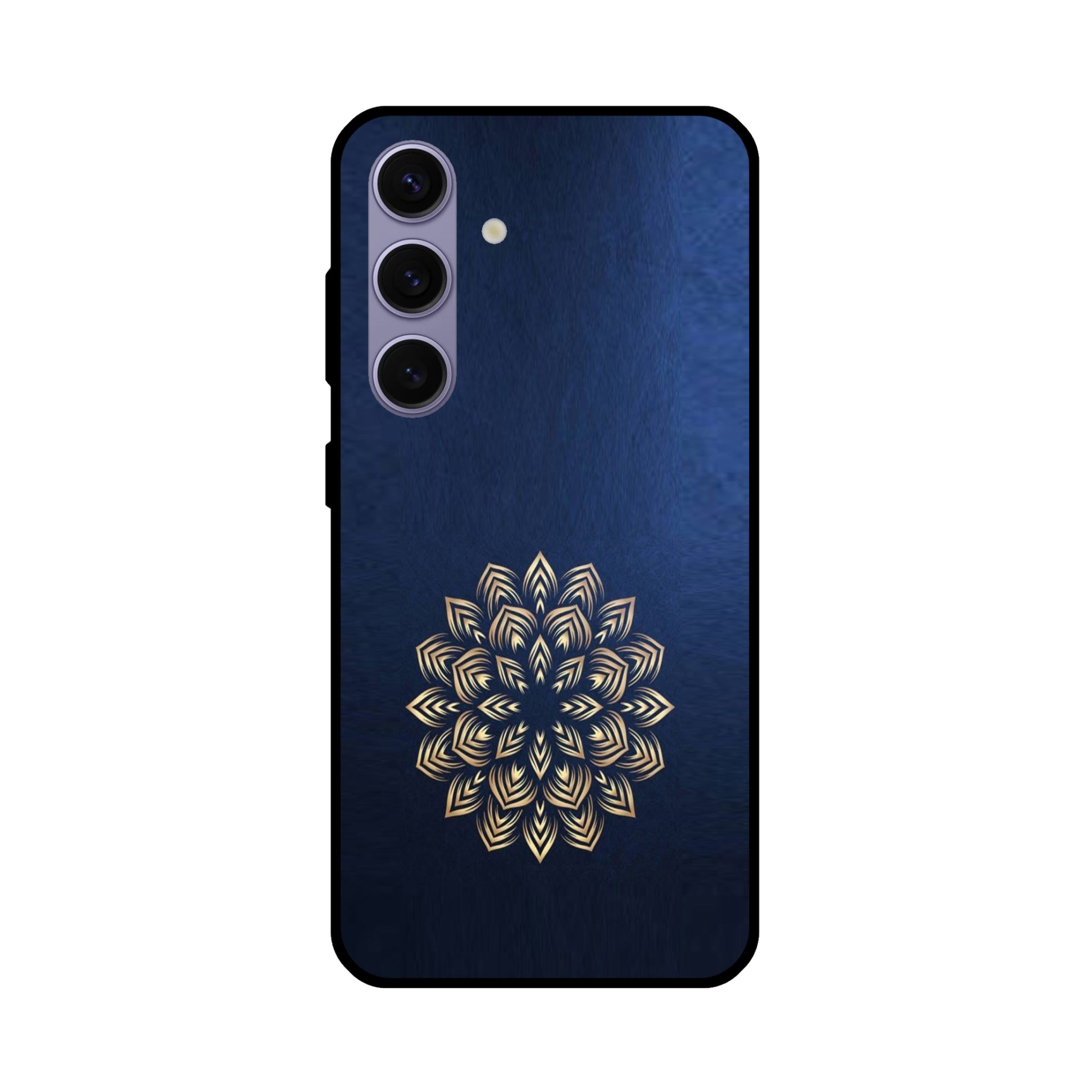 Buy Heart Mandala Metal-Silicon Back Mobile Phone Case/Cover For Samsung Galaxy S24 Plus 5G Online