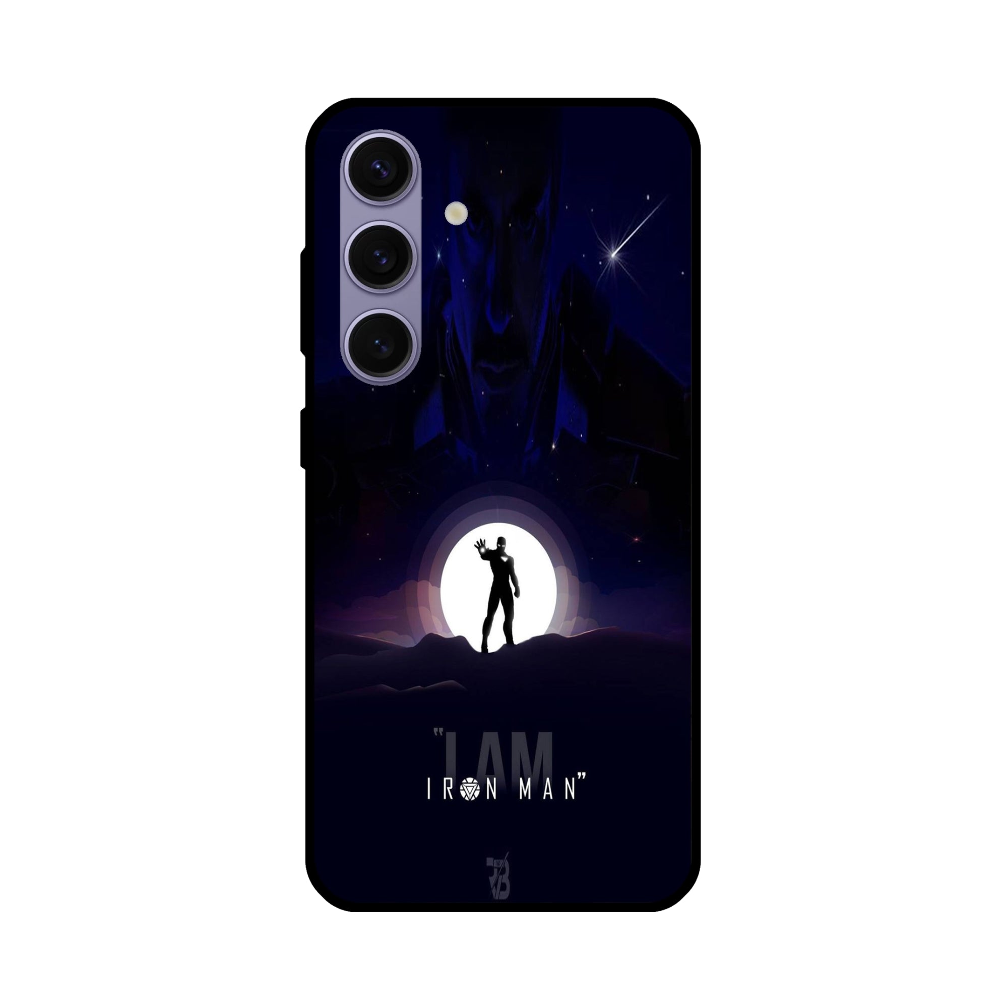 Buy I Am Iron Man Metal-Silicon Back Mobile Phone Case/Cover For Samsung Galaxy S24 Plus 5G Online