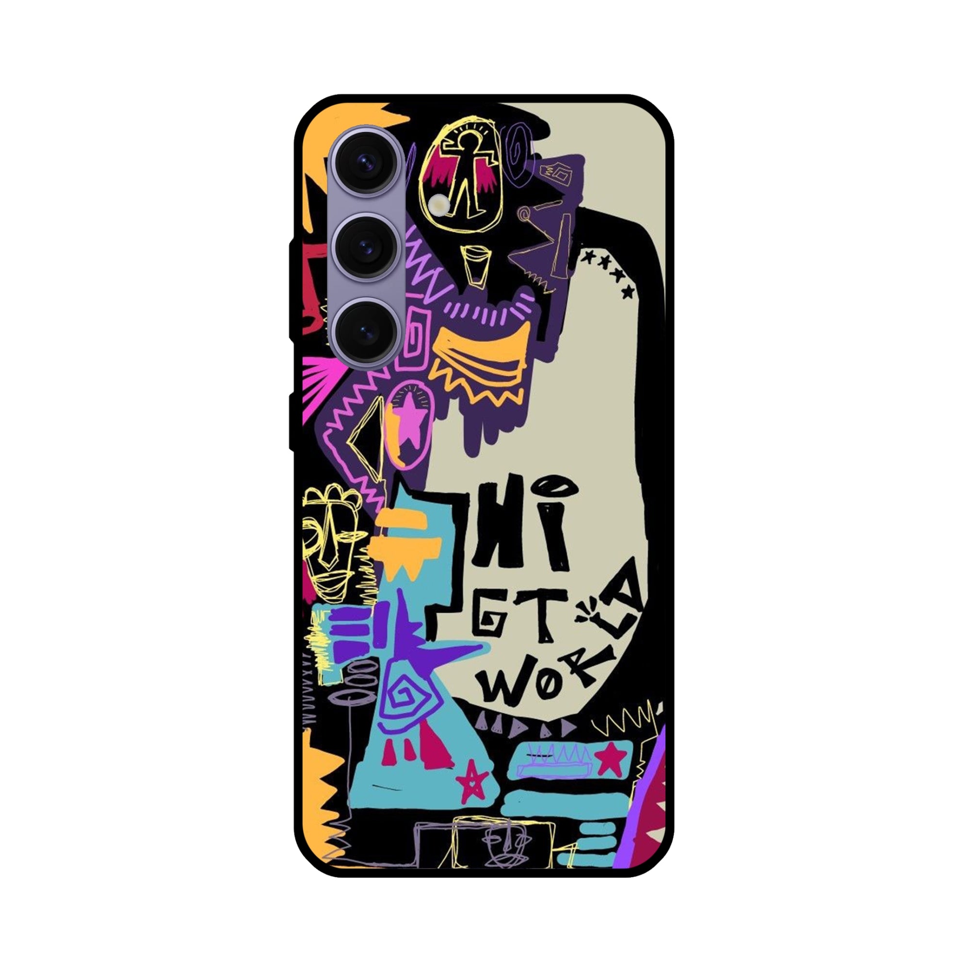 Buy Hi Gt World Metal-Silicon Back Mobile Phone Case/Cover For Samsung Galaxy S24 Plus 5G Online