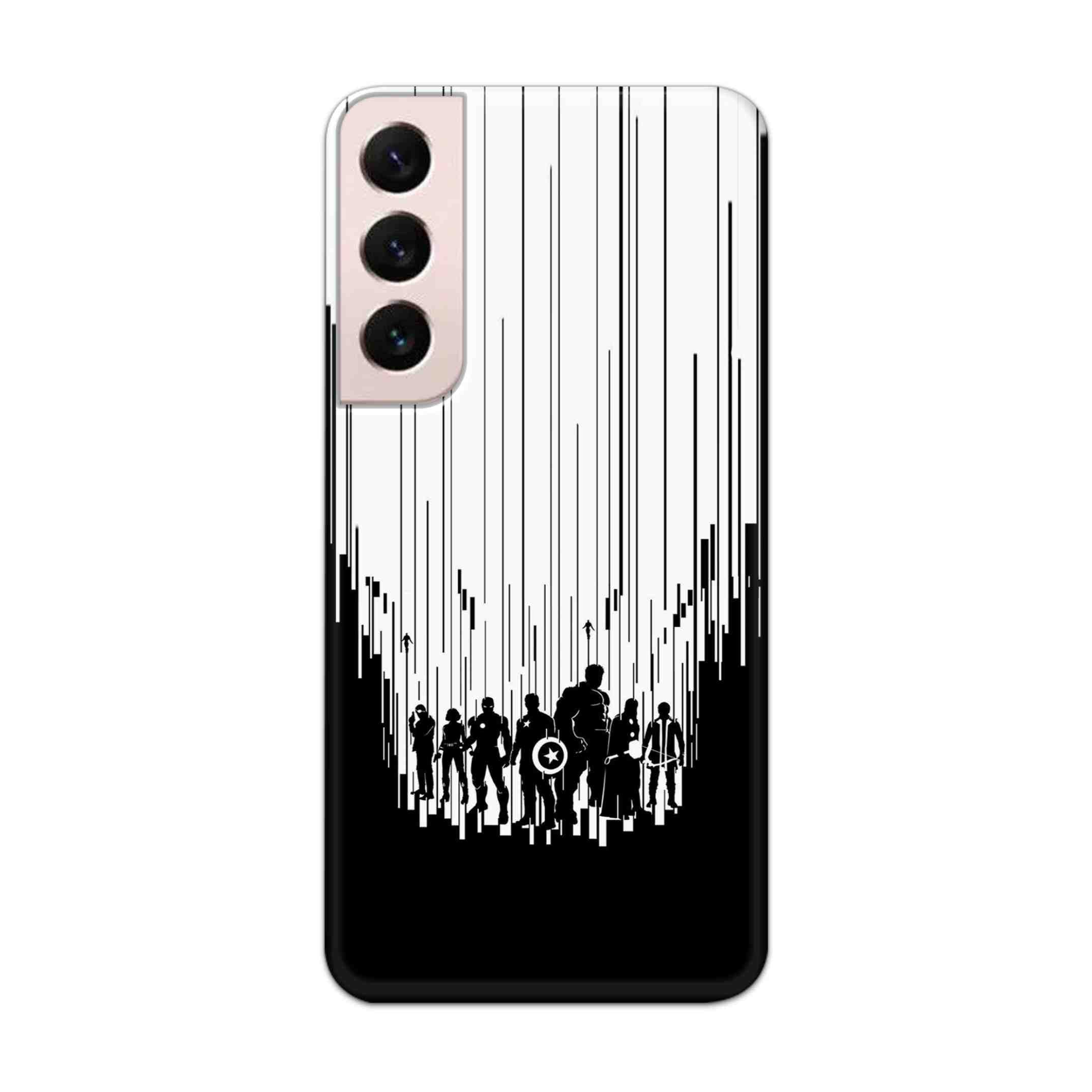 Buy Black And White Avengers Hard Back Mobile Phone Case Cover For Samsung S22 Plus Online