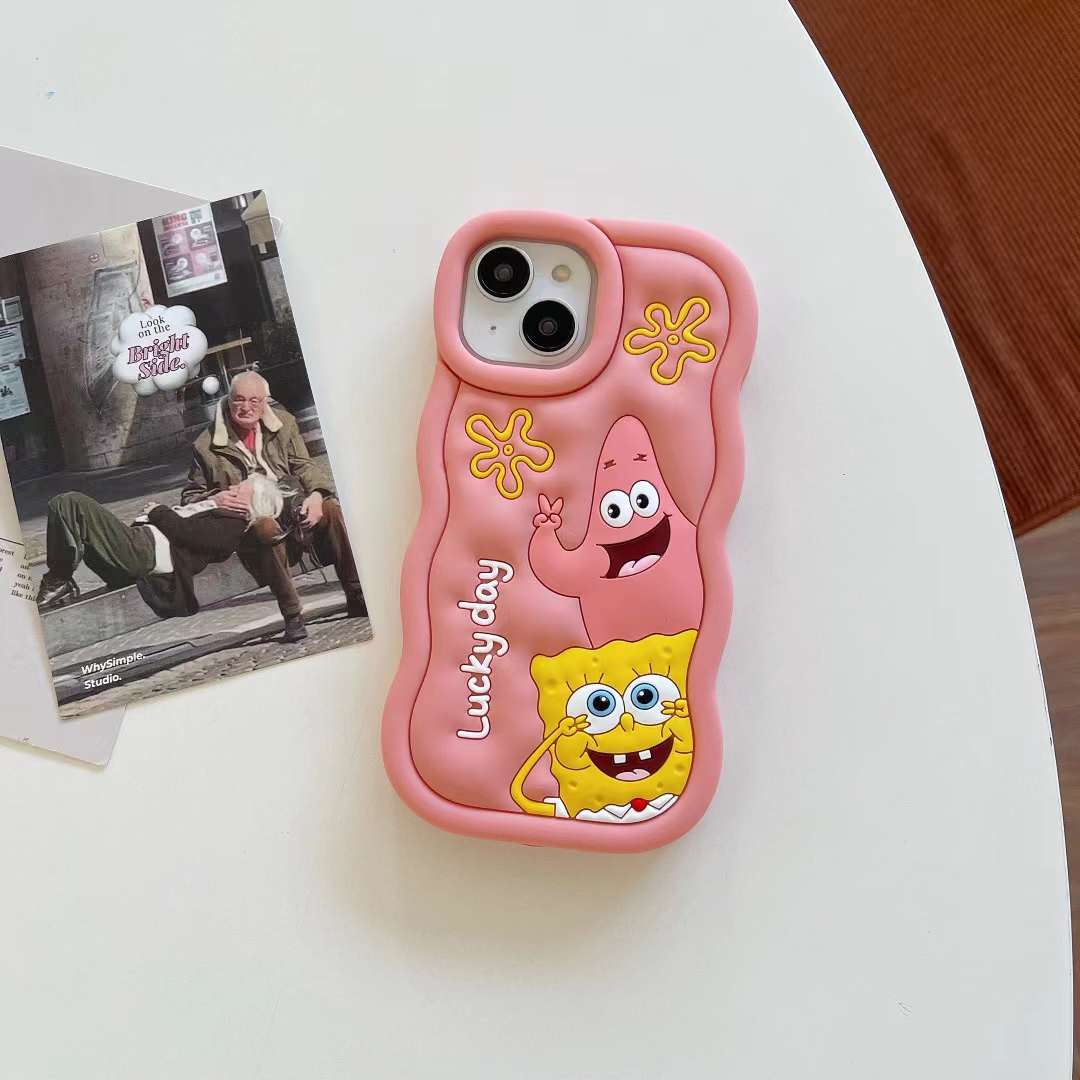 SpongeBob and Patrick Silicon Phone Cases For iPhone