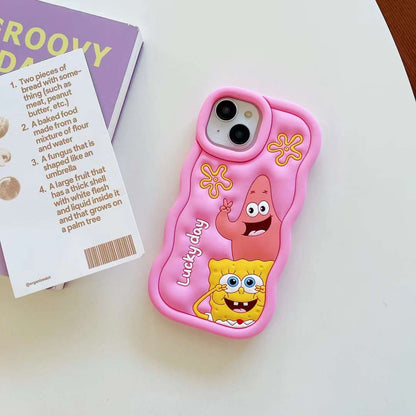 SpongeBob and Patrick Silicon Phone Cases For iPhone