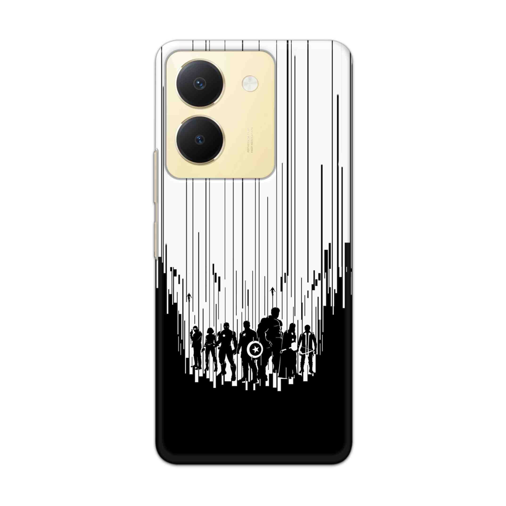 Buy Black And White Avengers Hard Back Mobile Phone Case Cover For VIVO Y36 Online