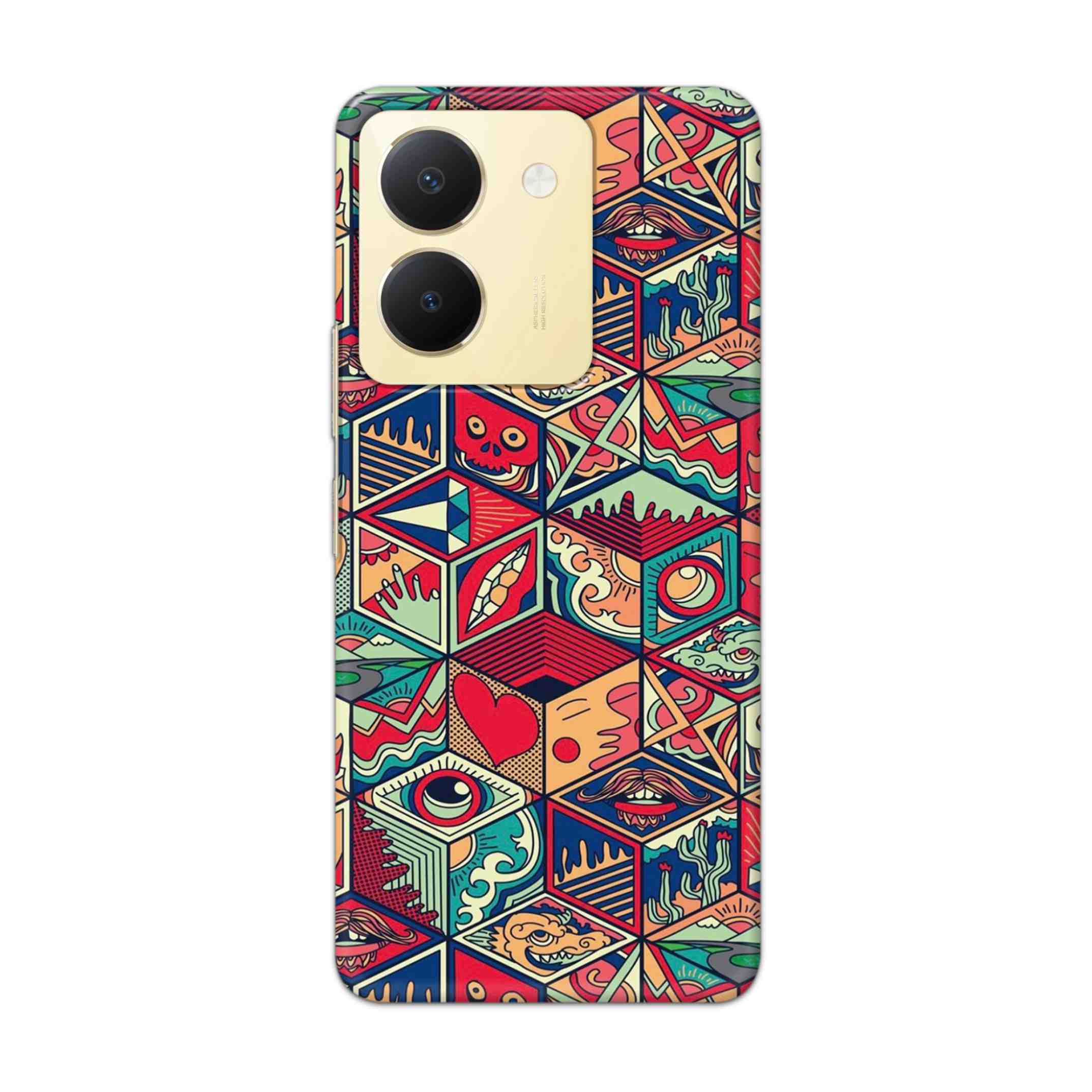 Buy Face Mandala Hard Back Mobile Phone Case Cover For VIVO Y36 Online