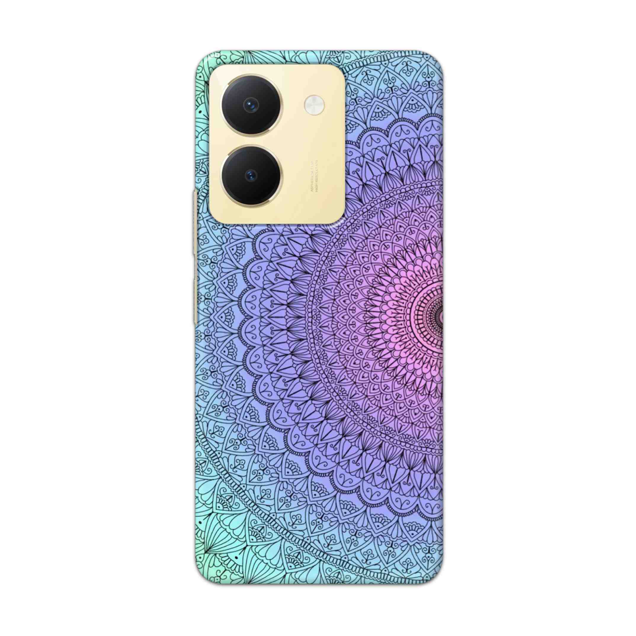 Buy Colourful Mandala Hard Back Mobile Phone Case Cover For VIVO Y36 Online