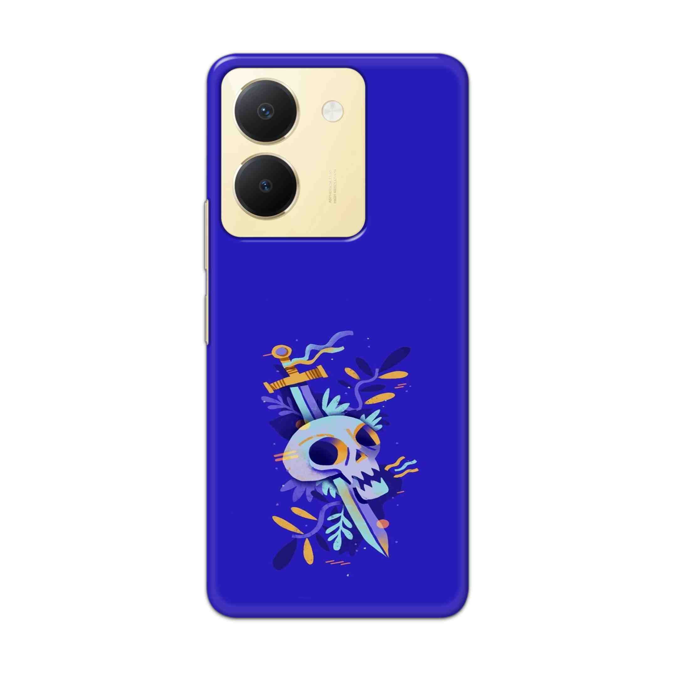 Buy Blue Skull Hard Back Mobile Phone Case Cover For VIVO Y36 Online