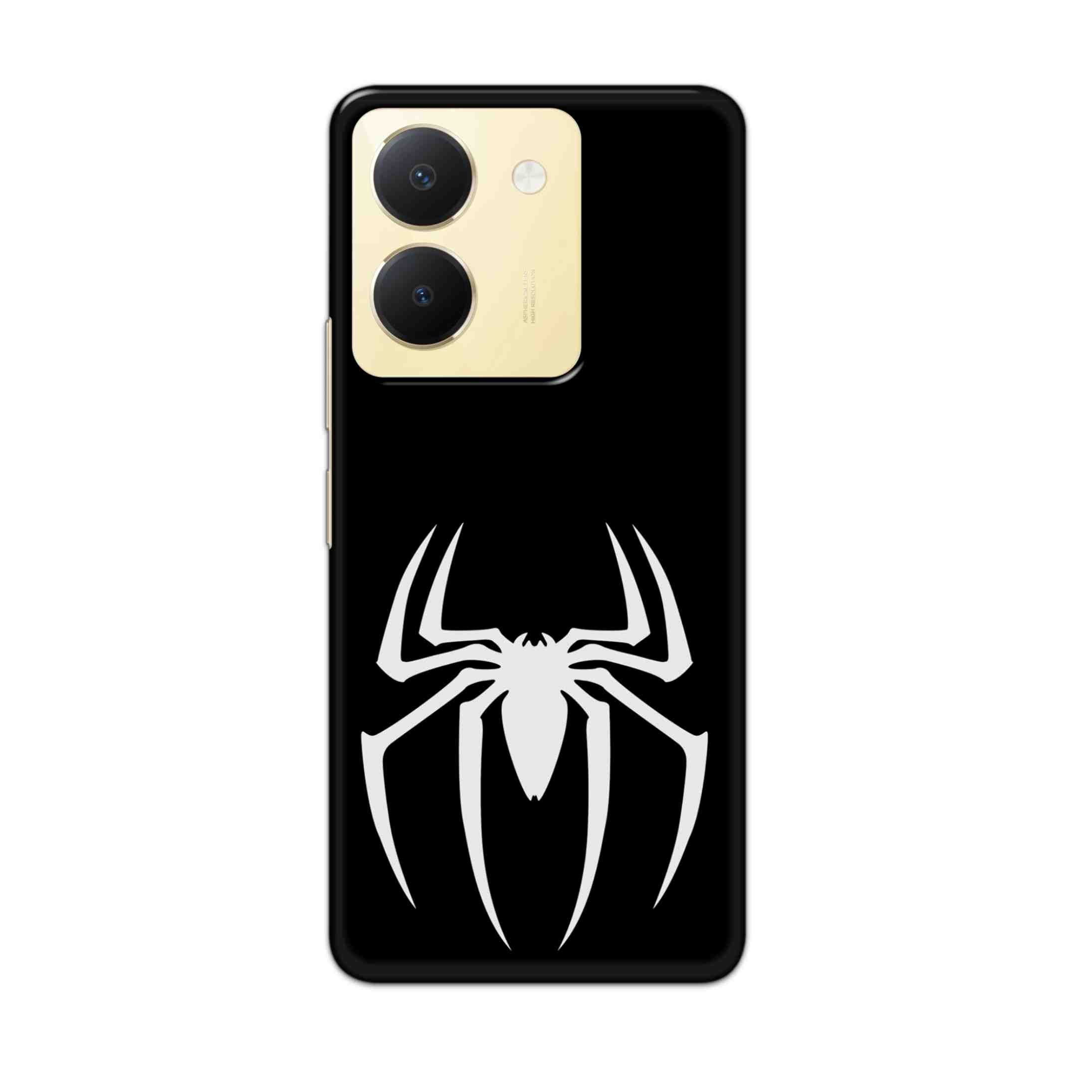 Buy Black Spiderman Logo Hard Back Mobile Phone Case Cover For VIVO Y36 Online