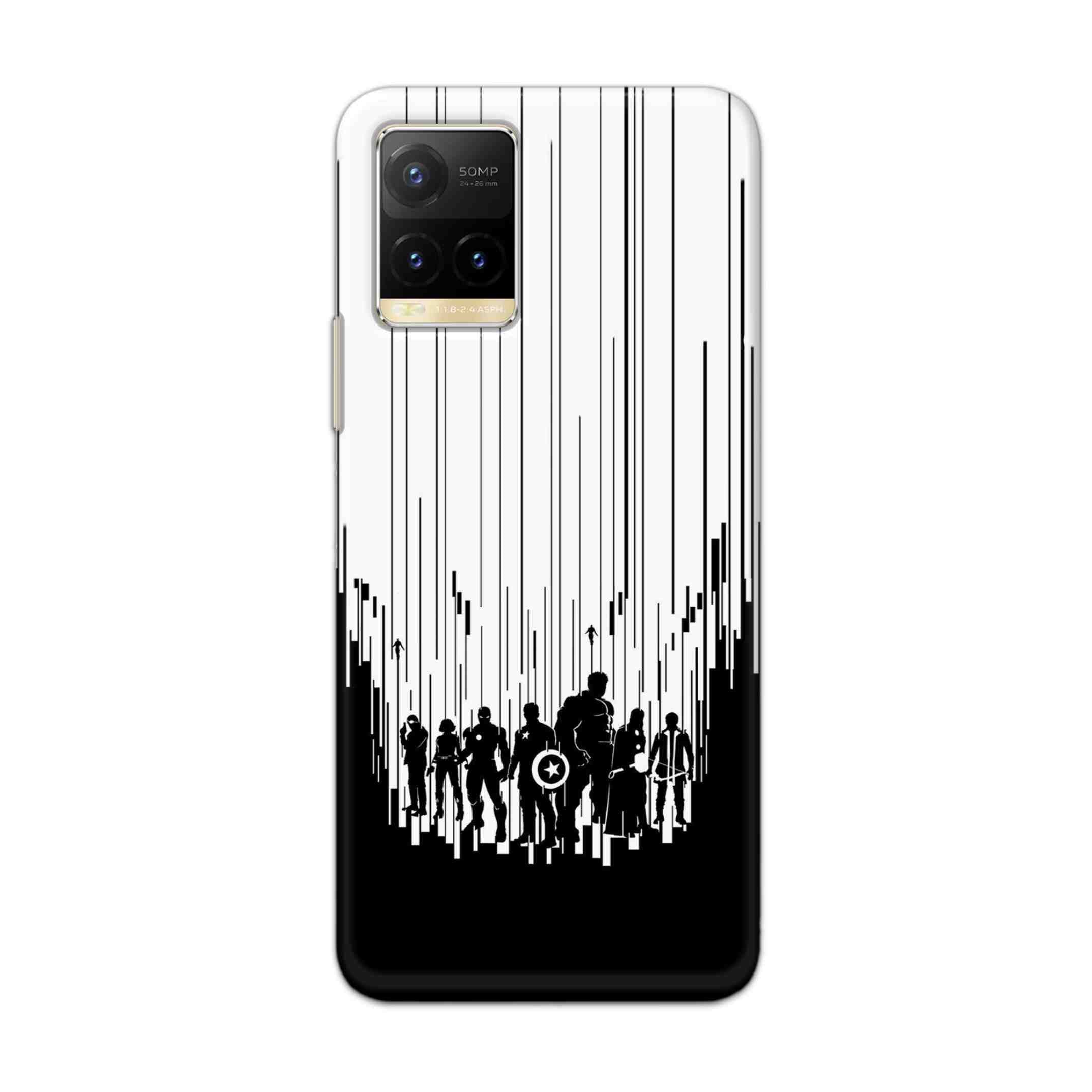 Buy Black And White Avengers Hard Back Mobile Phone Case Cover For Vivo Y33T Online