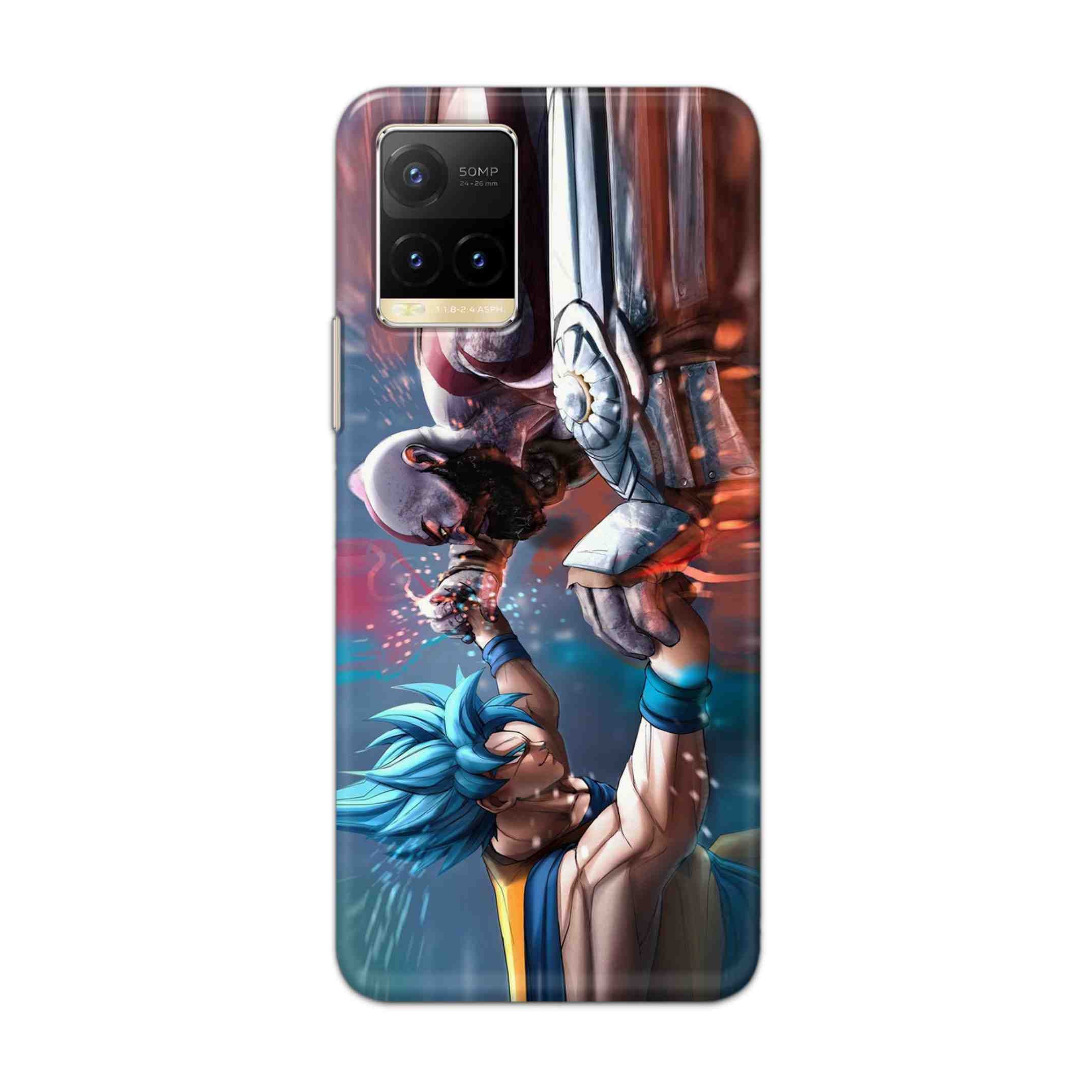 Buy Goku Vs Kratos Hard Back Mobile Phone Case Cover For Vivo Y33T Online