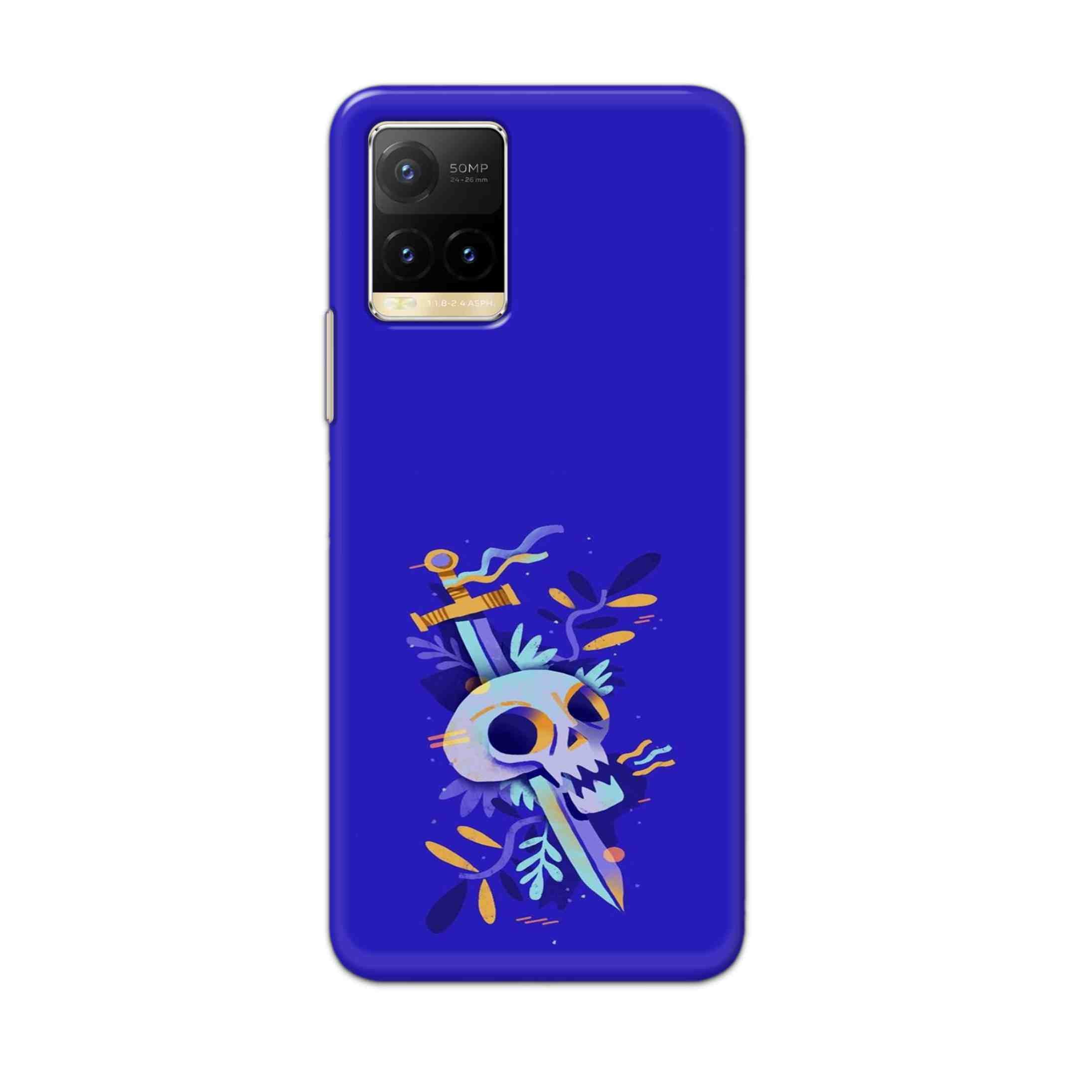 Buy Blue Skull Hard Back Mobile Phone Case Cover For Vivo Y33T Online