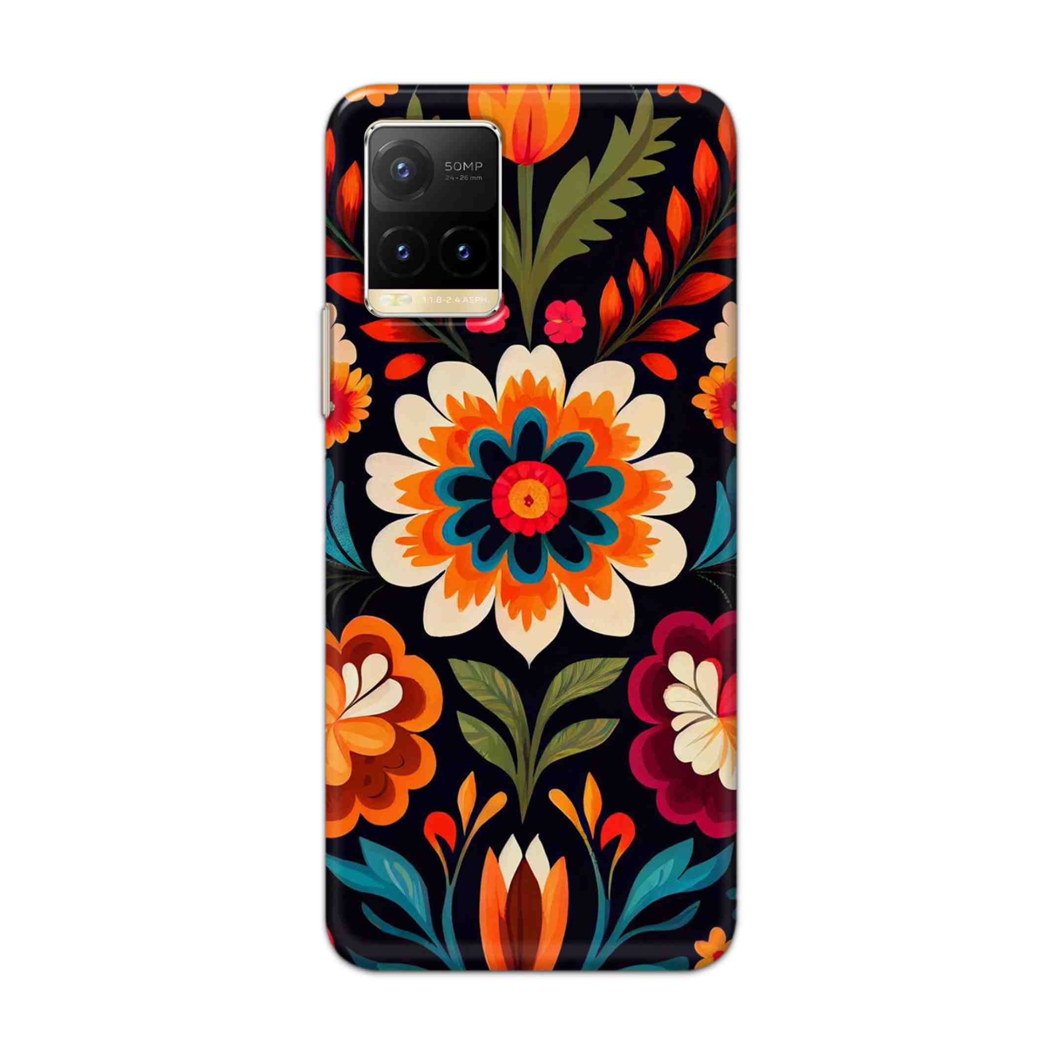 Buy Flower Hard Back Mobile Phone Case Cover For Vivo Y33T Online