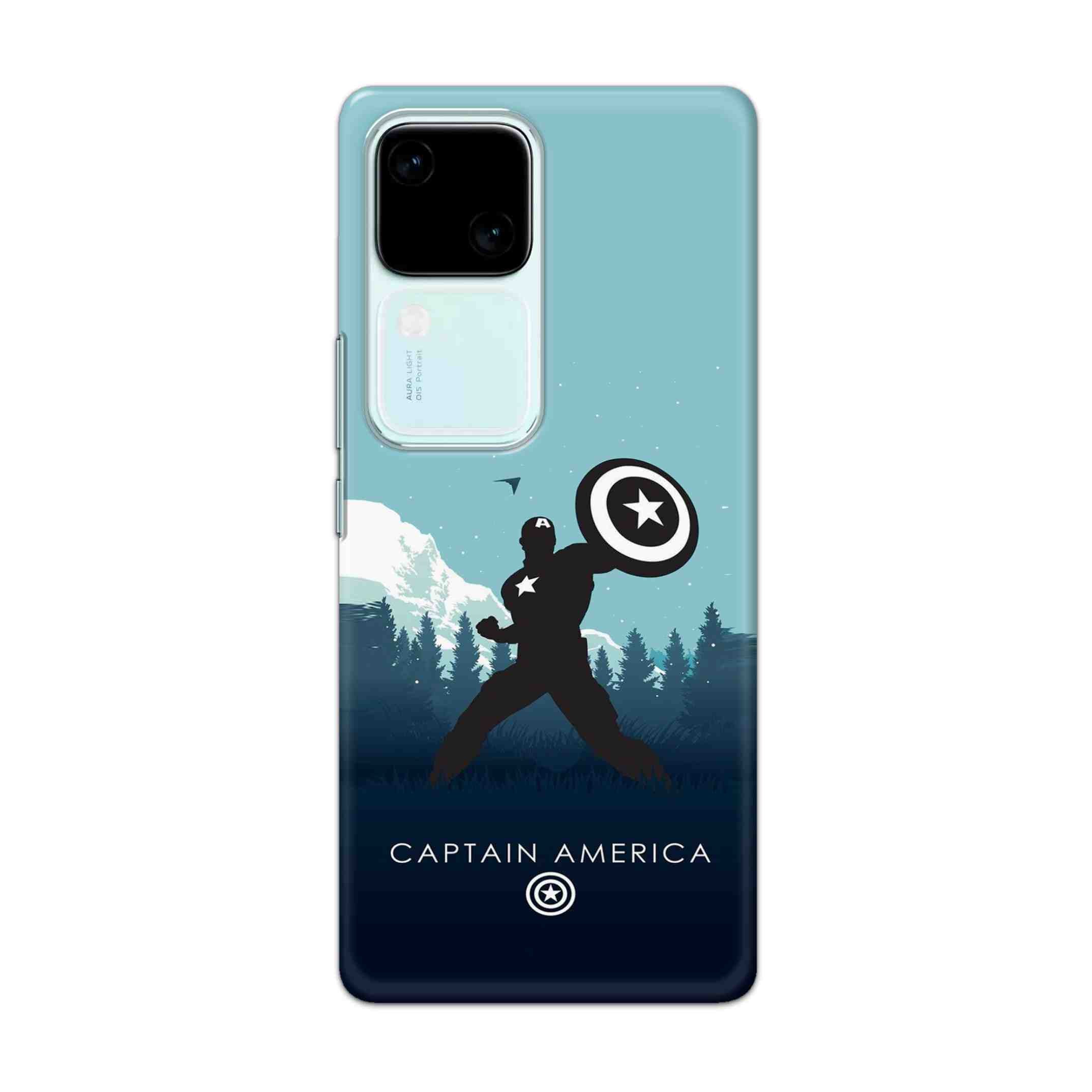 Buy Captain America Hard Back Mobile Phone Case Cover For vivo V30 Online