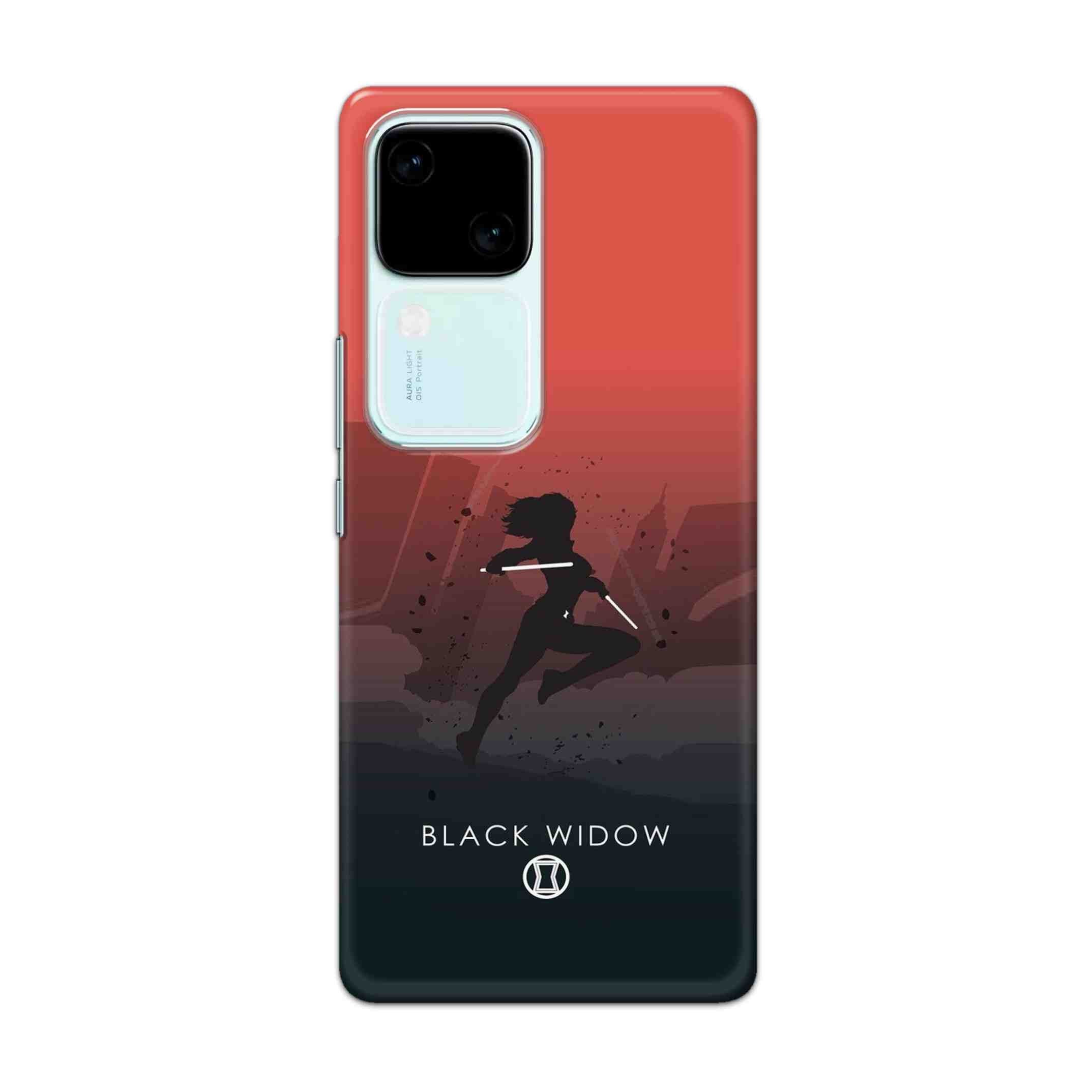 Buy Black Widow Hard Back Mobile Phone Case Cover For vivo V30 Online