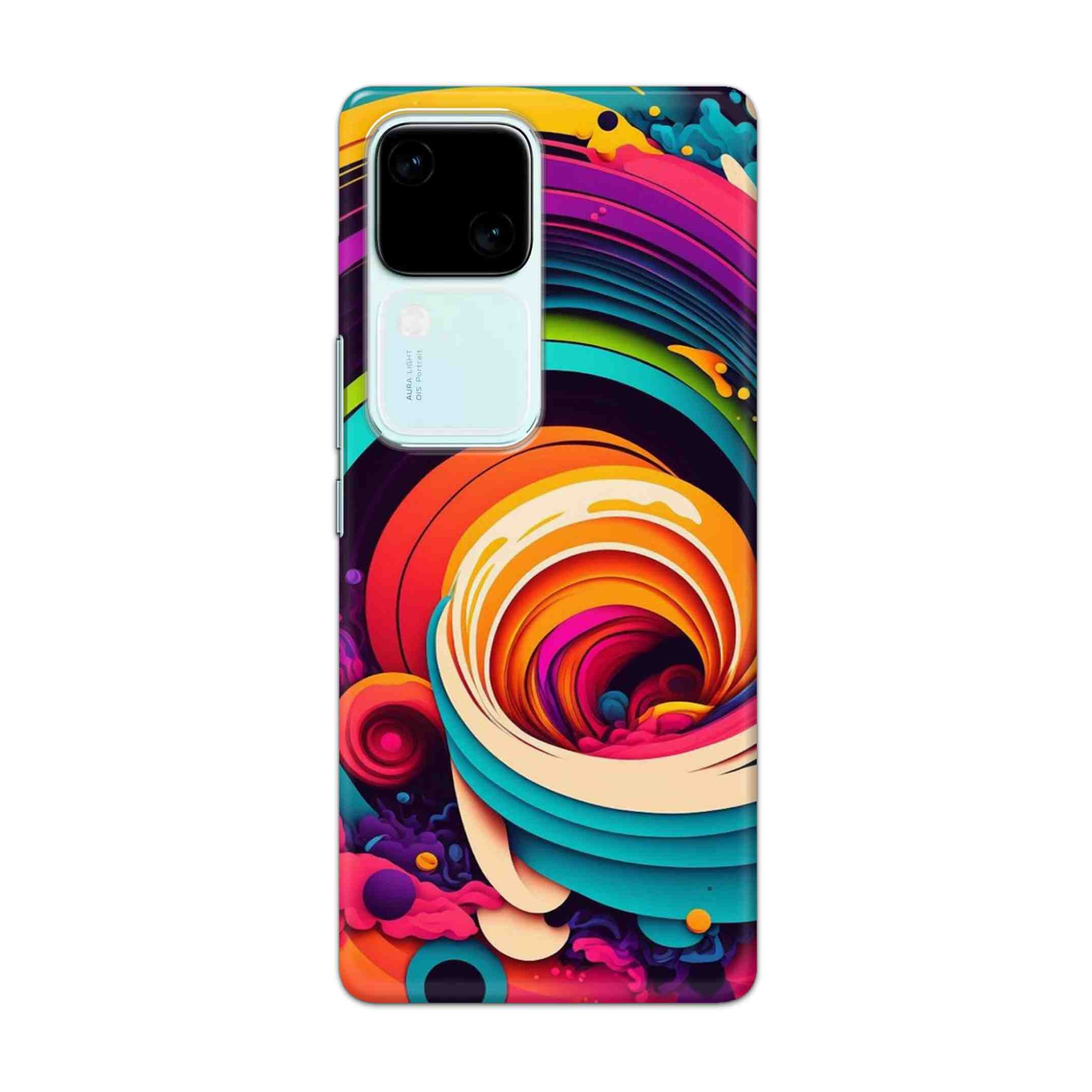 Buy Colour Circle Hard Back Mobile Phone Case Cover For vivo V30 Online