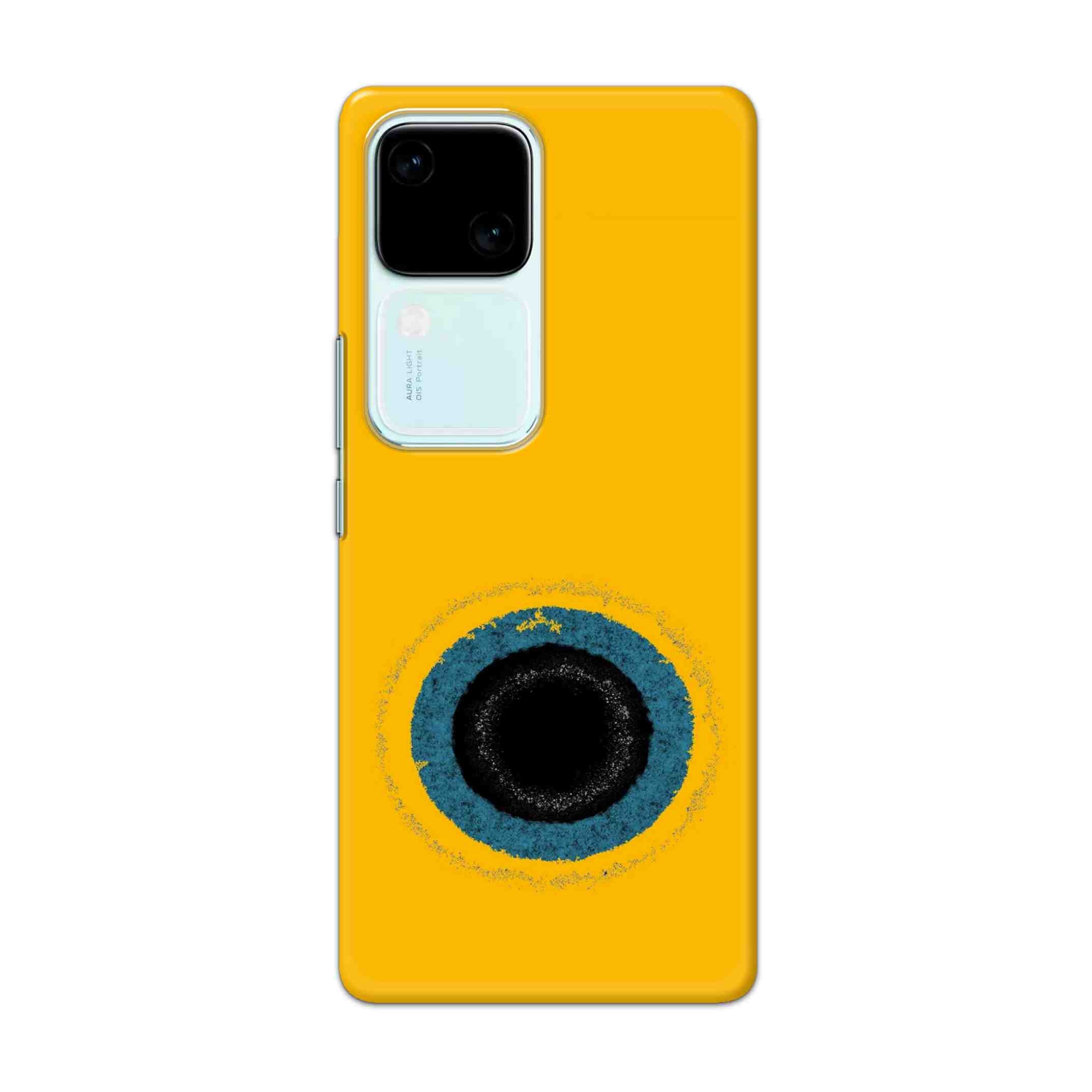 Buy Dark Hole With Yellow Background Hard Back Mobile Phone Case Cover For vivo V30 Online