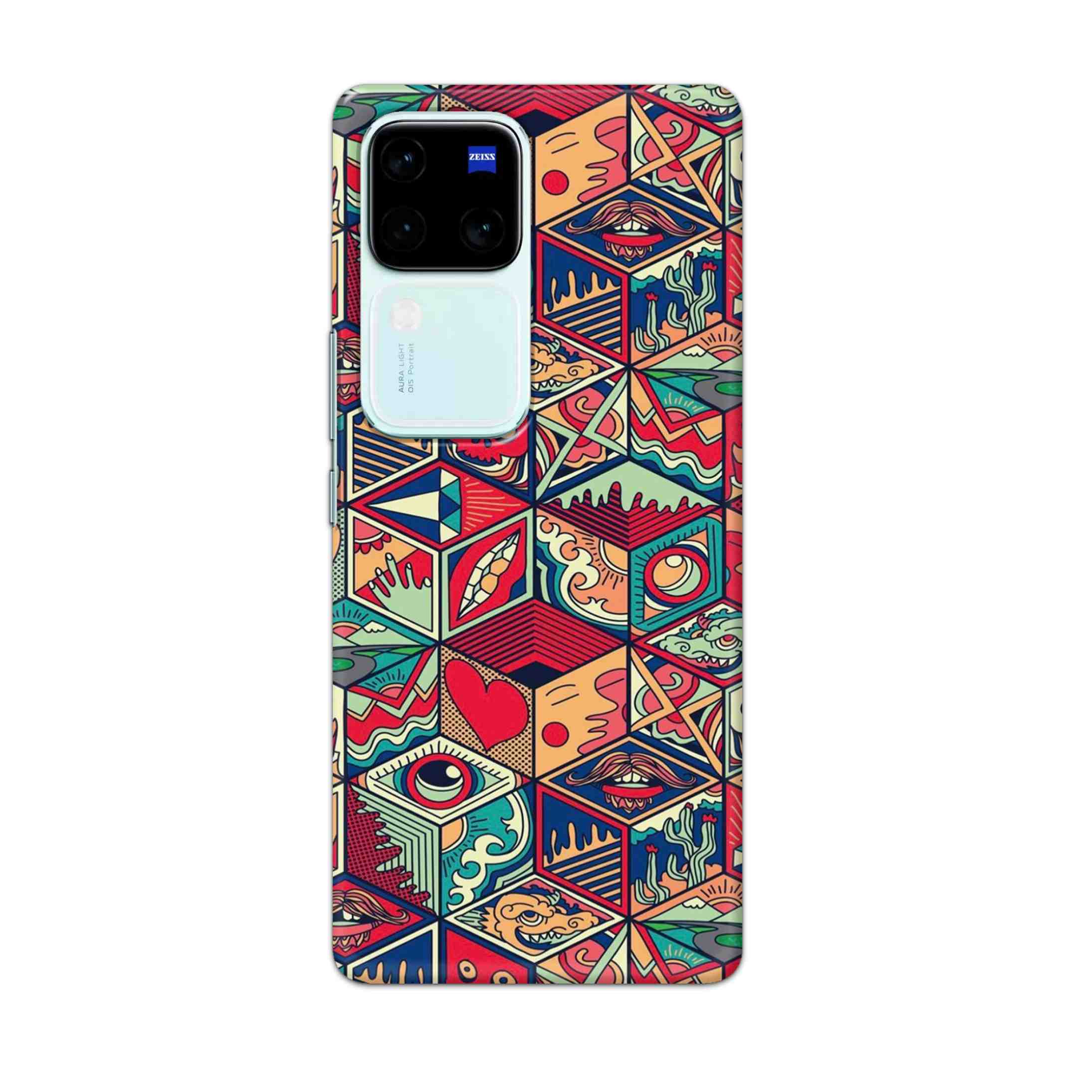 Buy Face Mandala Hard Back Mobile Phone Case Cover For vivo V30 Pro Online