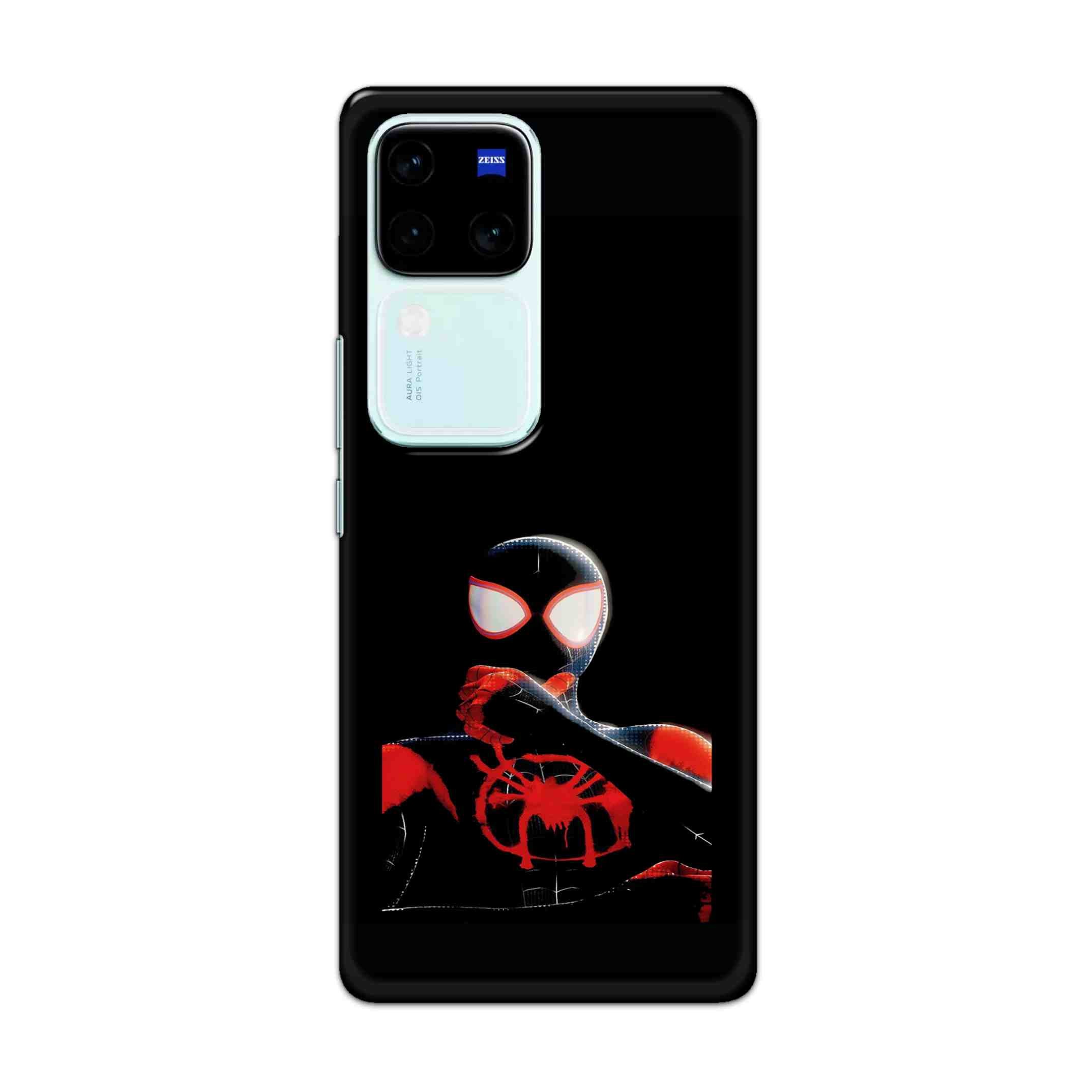 Buy Black Spiderman Hard Back Mobile Phone Case Cover For vivo V30 Pro Online