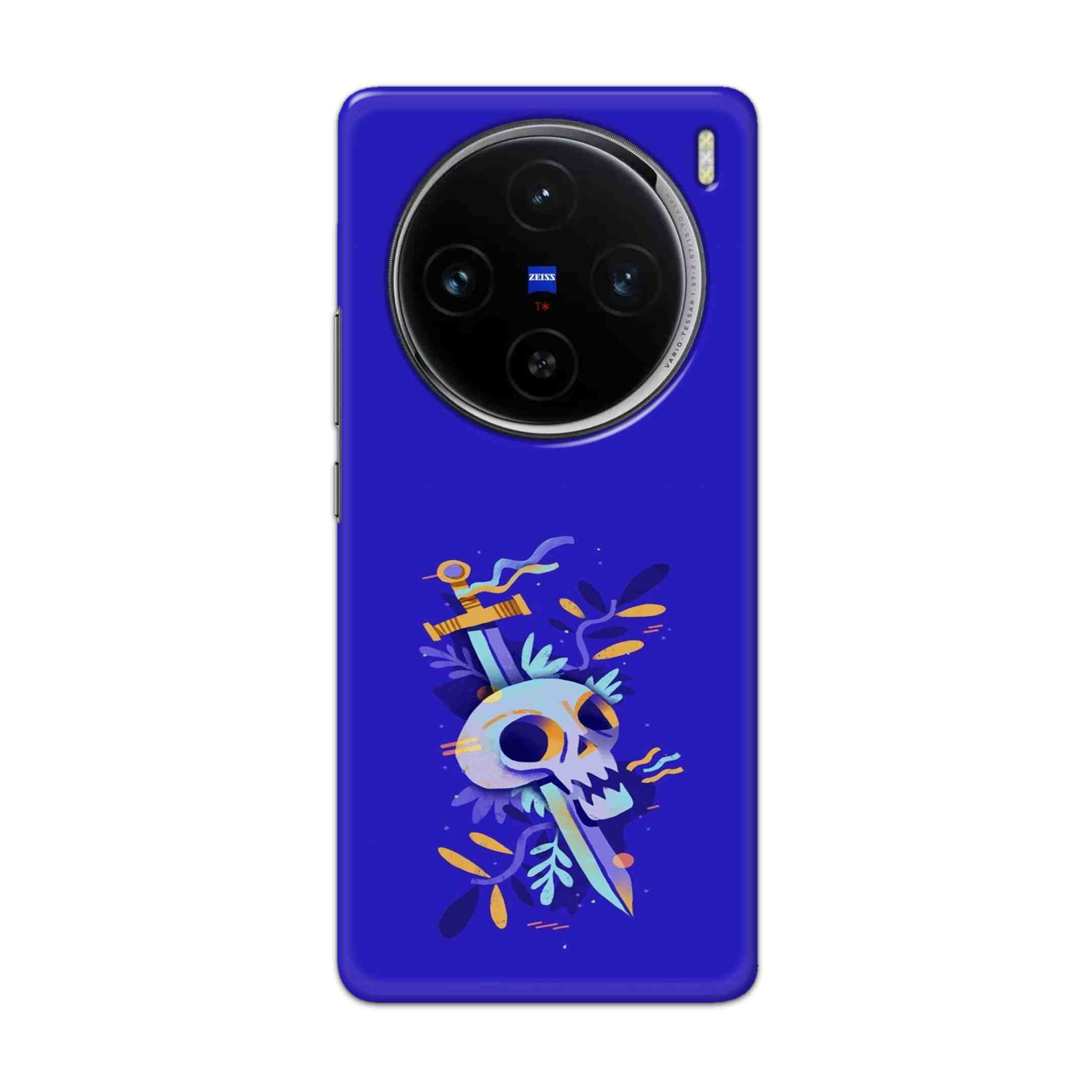 Buy Blue Skull Hard Back Mobile Phone Case Cover For vivo X100 5G 5GOnline