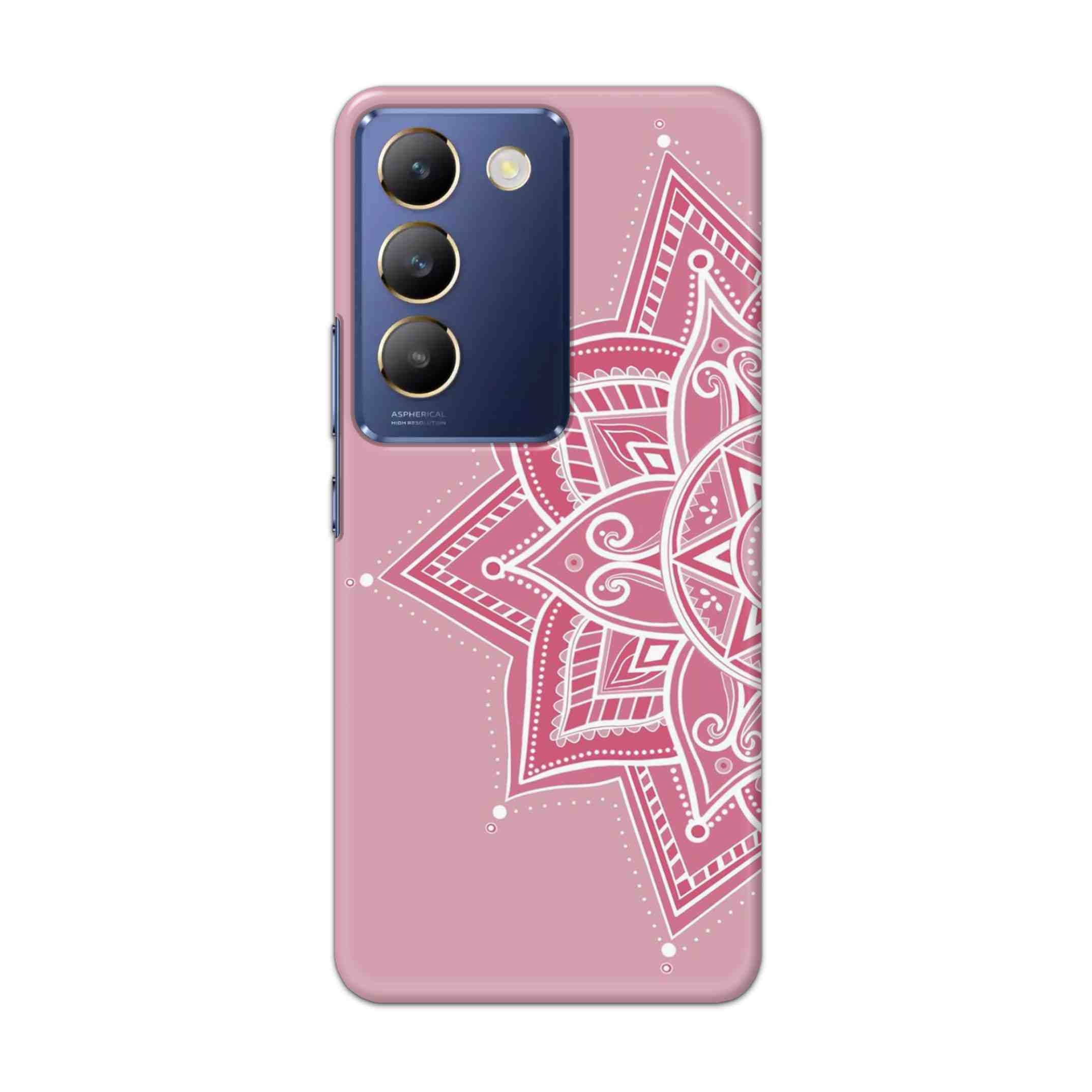 Buy Pink Rangoli Hard Back Mobile Phone Case Cover For vivo Y200E 5G 5GOnline