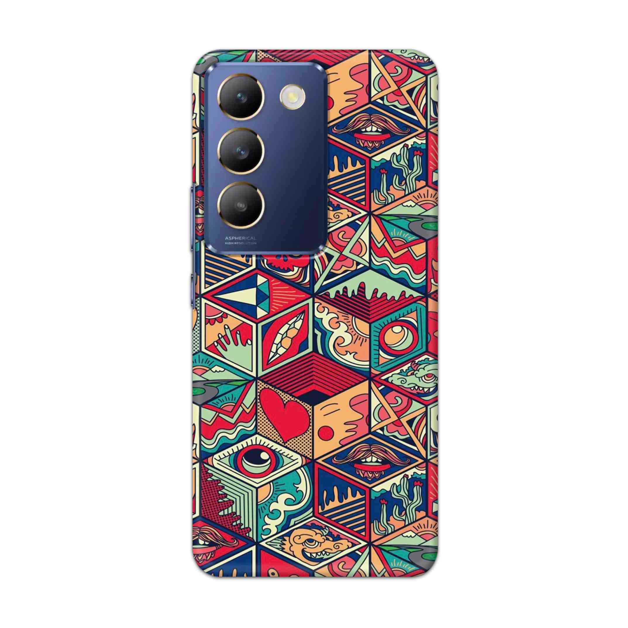 Buy Face Mandala Hard Back Mobile Phone Case Cover For vivo Y200E 5G 5GOnline