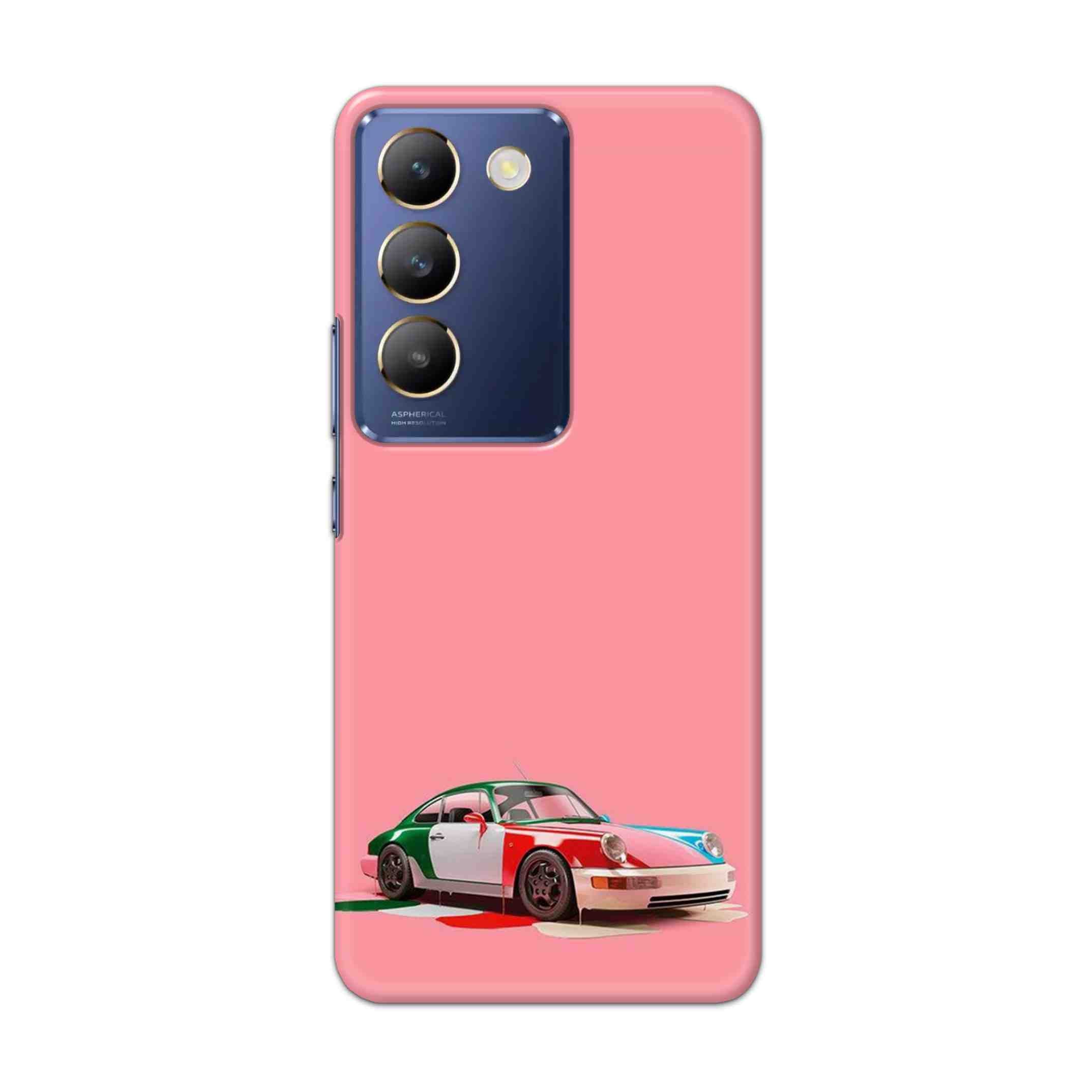 Buy Pink Porche Hard Back Mobile Phone Case Cover For vivo Y200E 5G 5GOnline