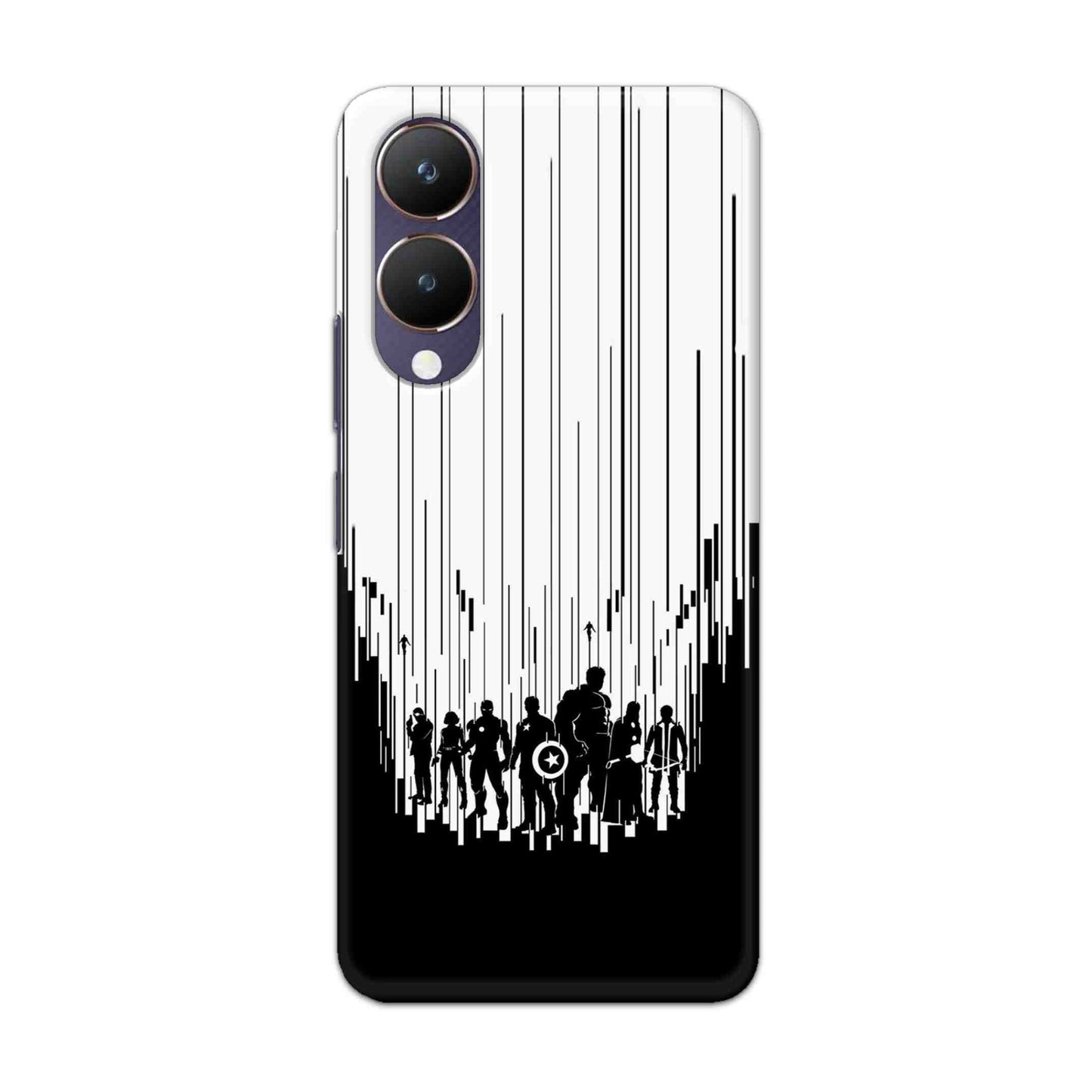 Buy Black And White Avengers Hard Back Mobile Phone Case Cover For vivo Y28 5G Online