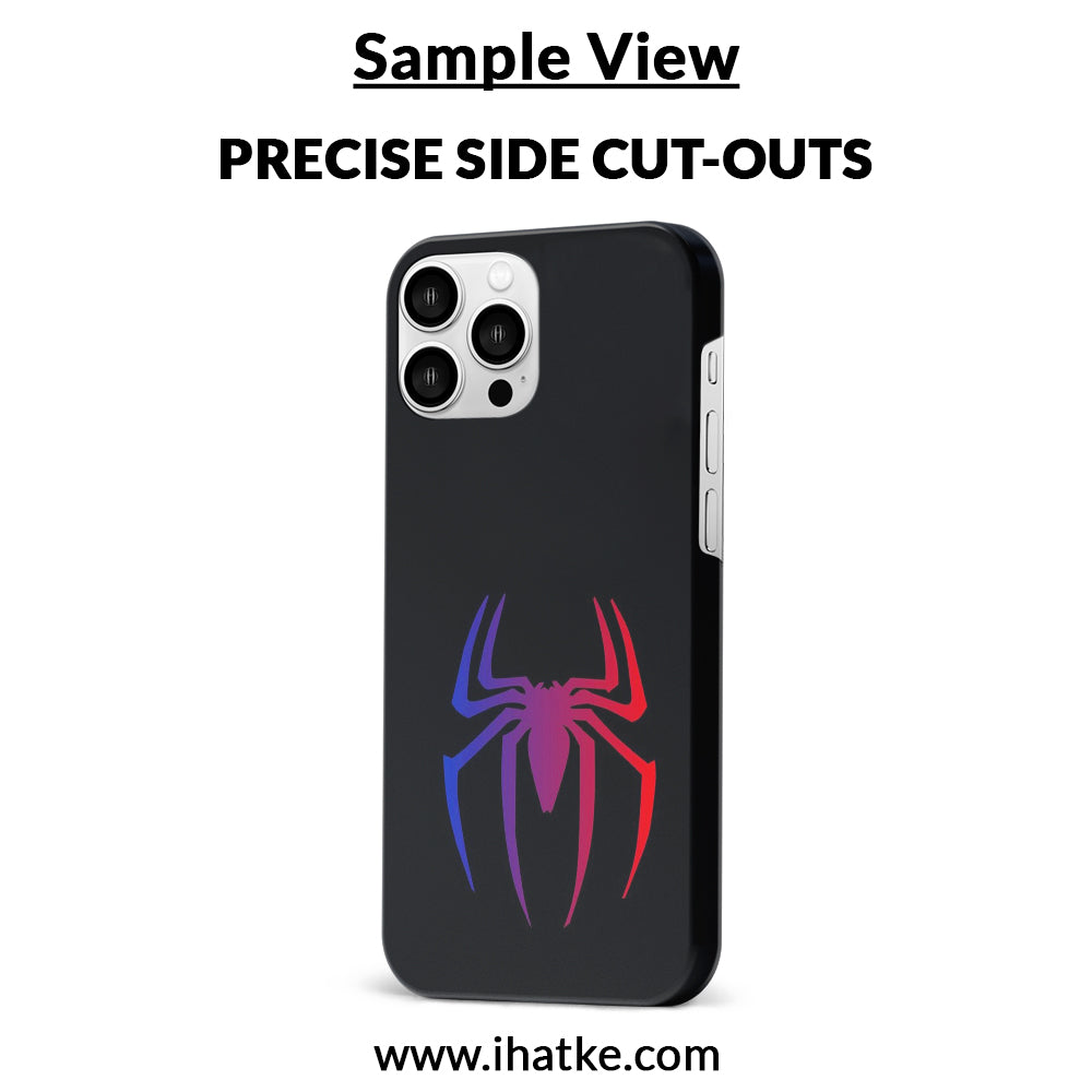 Buy Neon Spiderman Logo Hard Back Mobile Phone Case Cover For Redmi Note 11 Online