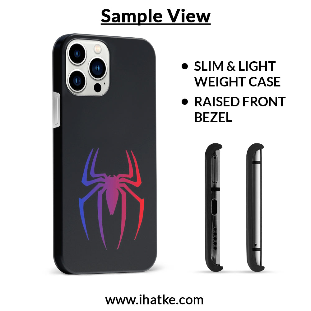 Buy Neon Spiderman Logo Hard Back Mobile Phone Case Cover For Redmi Note 11 Online
