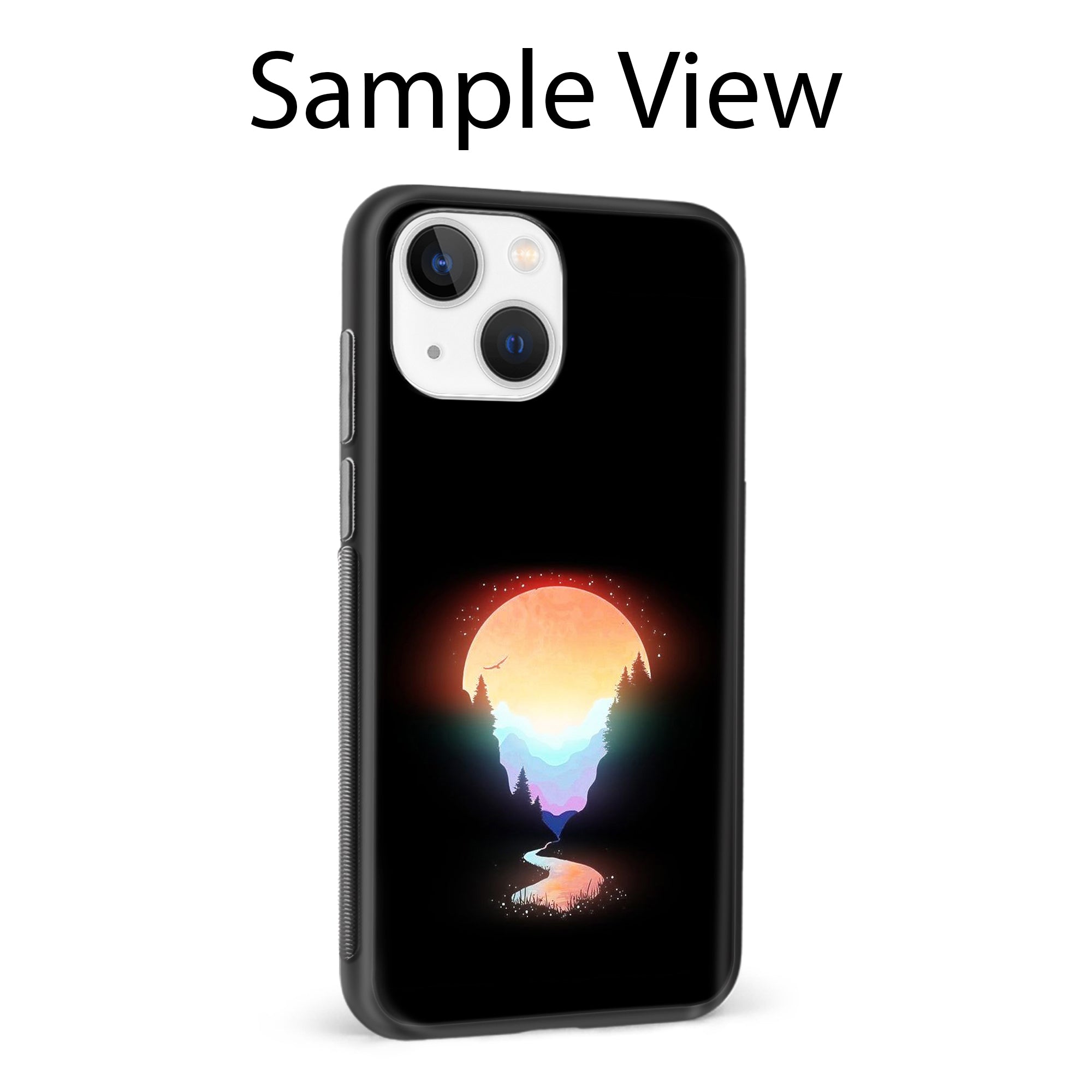 Buy Rainbow Glass/Metal Back Mobile Phone Case/Cover For iPhone 11 Online