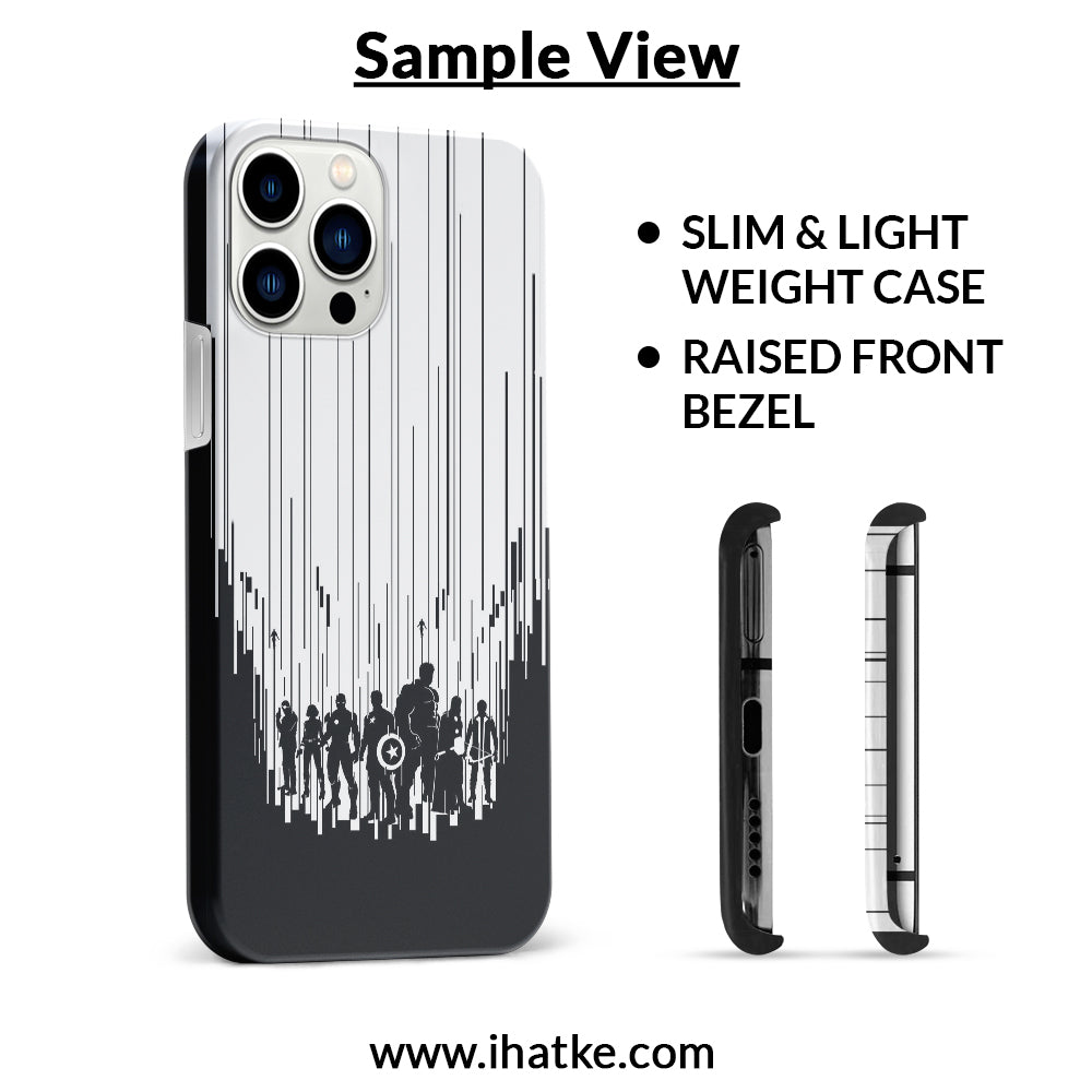Buy Black And White Avengers Hard Back Mobile Phone Case Cover For Vivo Y31 Online