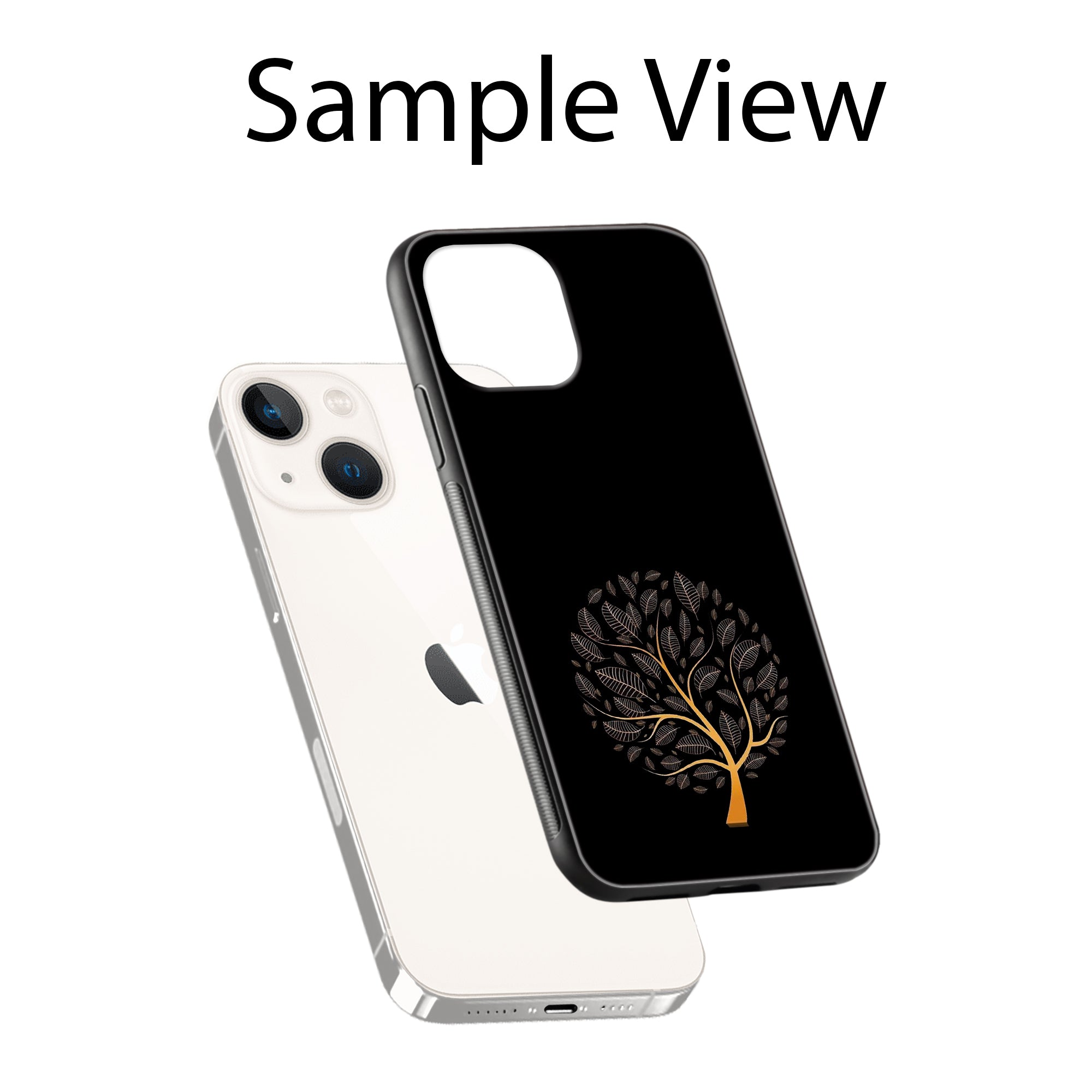 Buy Golden Tree Metal-Silicon Back Mobile Phone Case/Cover For Samsung A33 5G Online