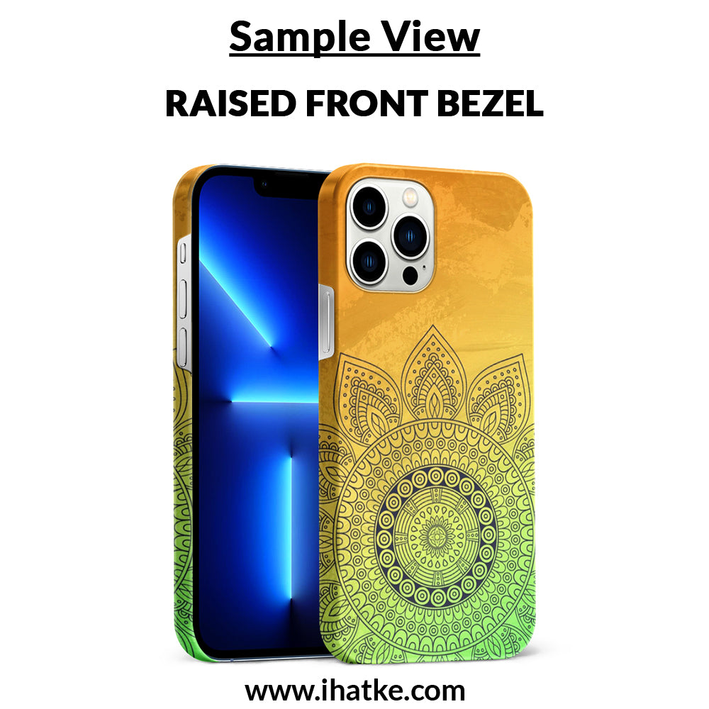 Buy Yellow Rangoli Hard Back Mobile Phone Case Cover For Reno 7 5G Online
