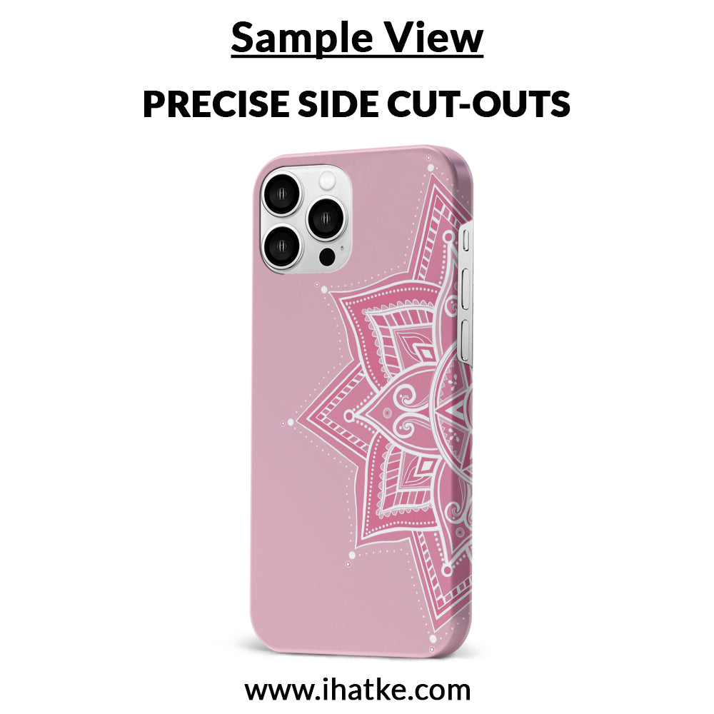 Buy Pink Rangoli Hard Back Mobile Phone Case/Cover For iPhone 15 Pro Online