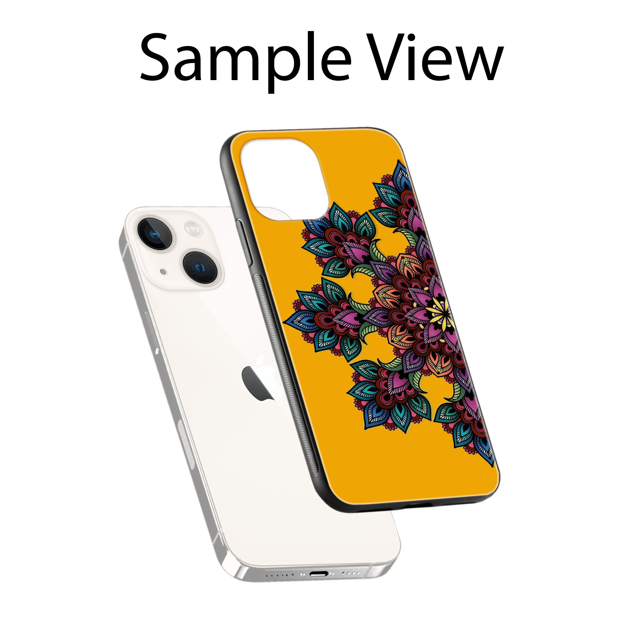 Buy The Celtic Mandala Glass/Metal Back Mobile Phone Case/Cover For iPhone 14 Plus Online