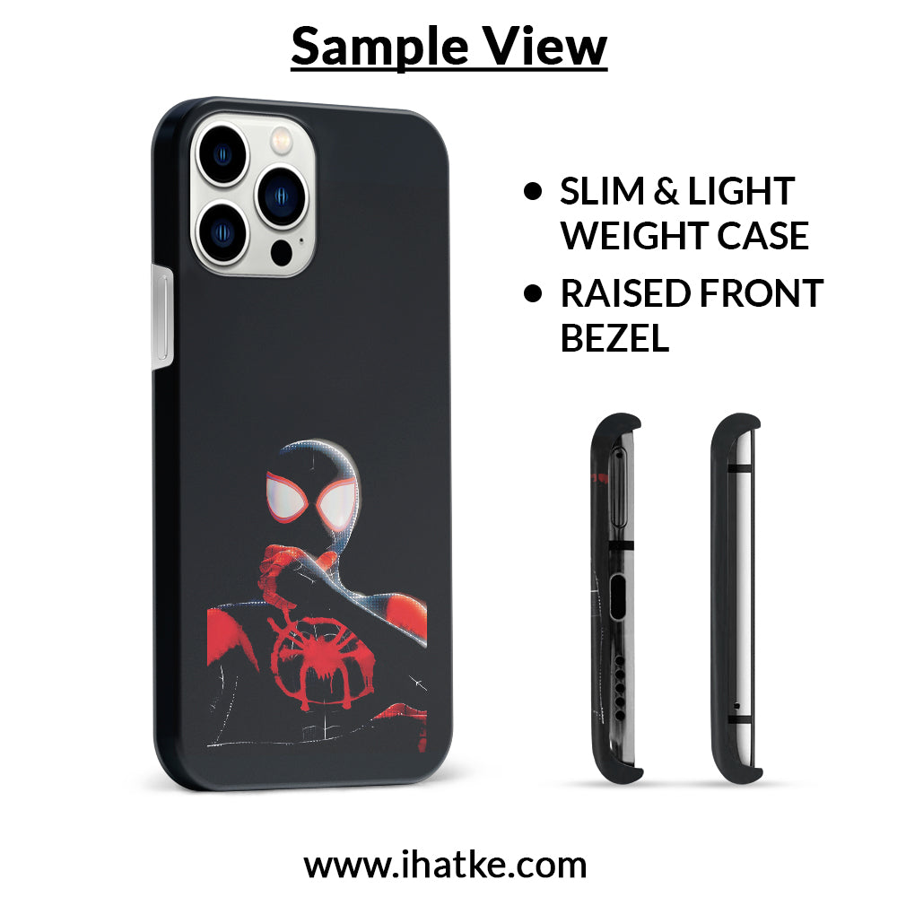 Buy Black Spiderman Hard Back Mobile Phone Case/Cover For iPhone 15 Pro Online