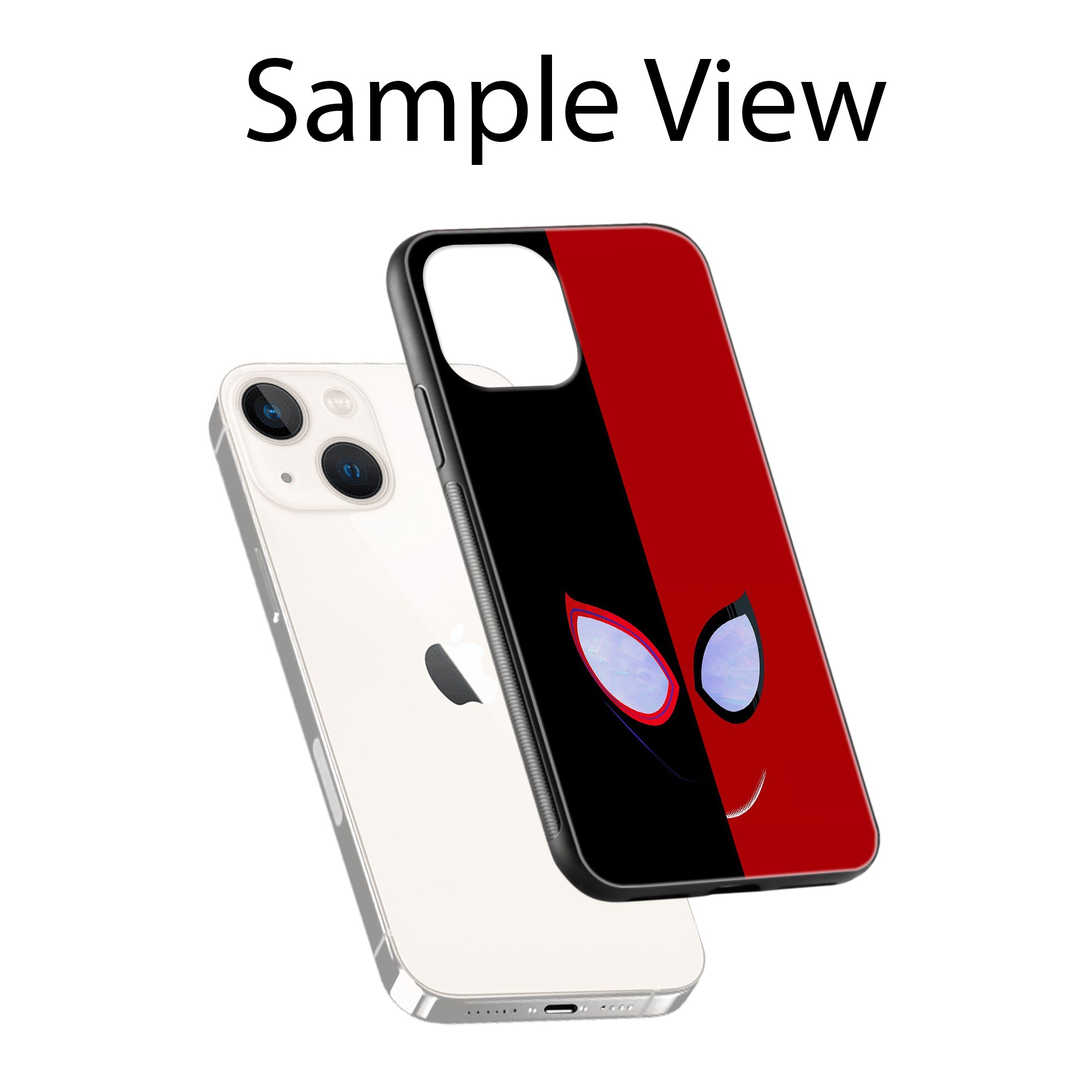 Buy Venom Vs Spiderman Glass/Metal Back Mobile Phone Case/Cover For iPhone 14 Plus Online