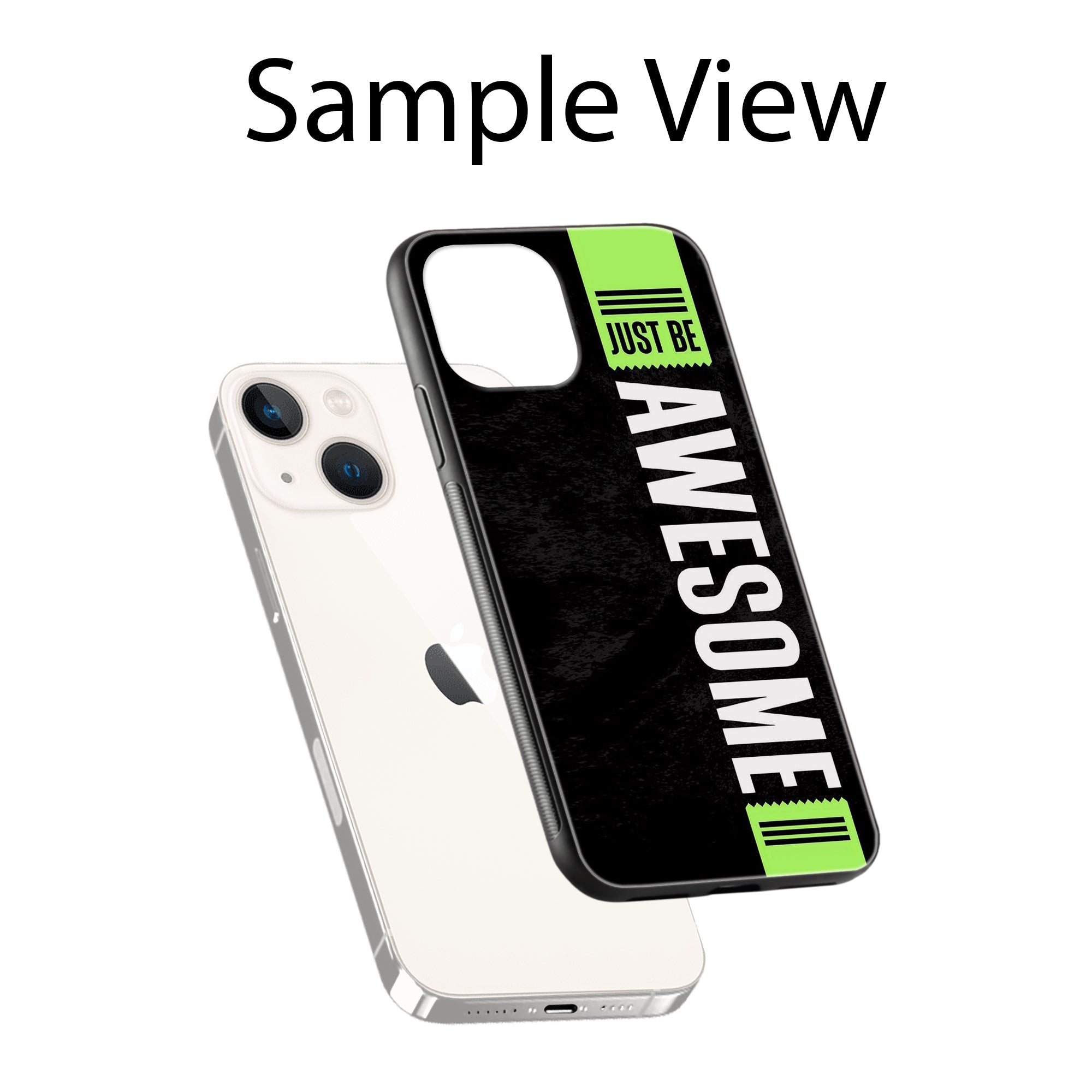 Buy Awesome Street Glass/Metal Back Mobile Phone Case/Cover For iPhone 14 Plus Online
